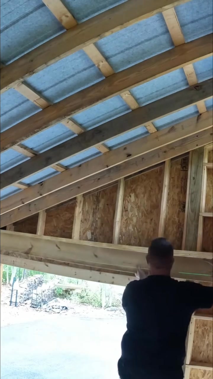 Master rafter length made simple. Measure flush to the top, add what ...