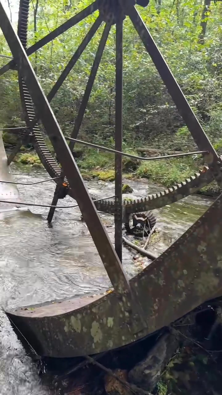 All that remains of Turner’s Mill is the wheel in Turner Spring # ...