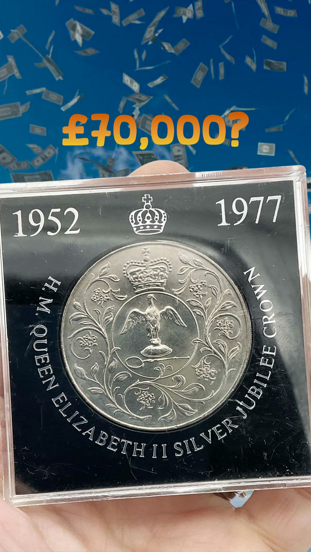 D.H.MORTON作 THE QUEENS SILVER JUBILEE 1977 Jubilee crown anyone? #rarecoins #coinfacts