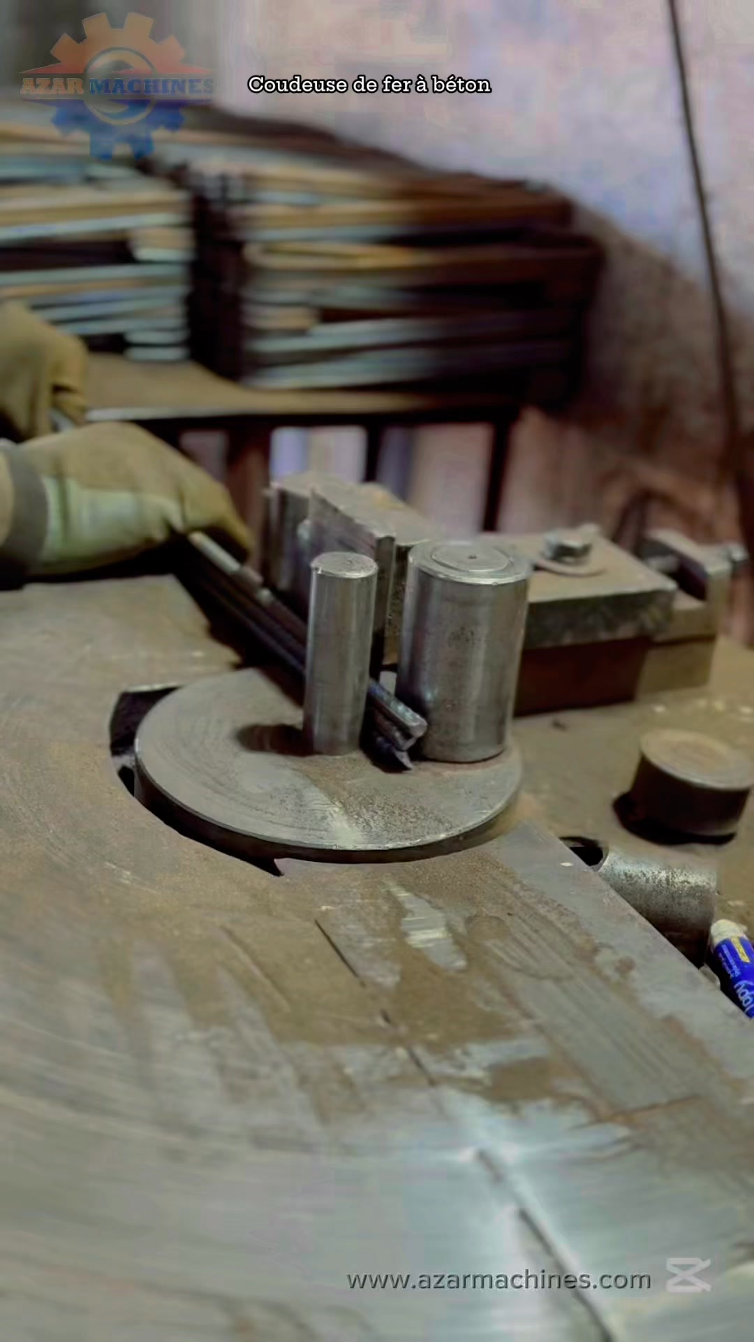 Azar Machines vous propose une cintreuse HYDRAULIQUE pour fer à béton ...