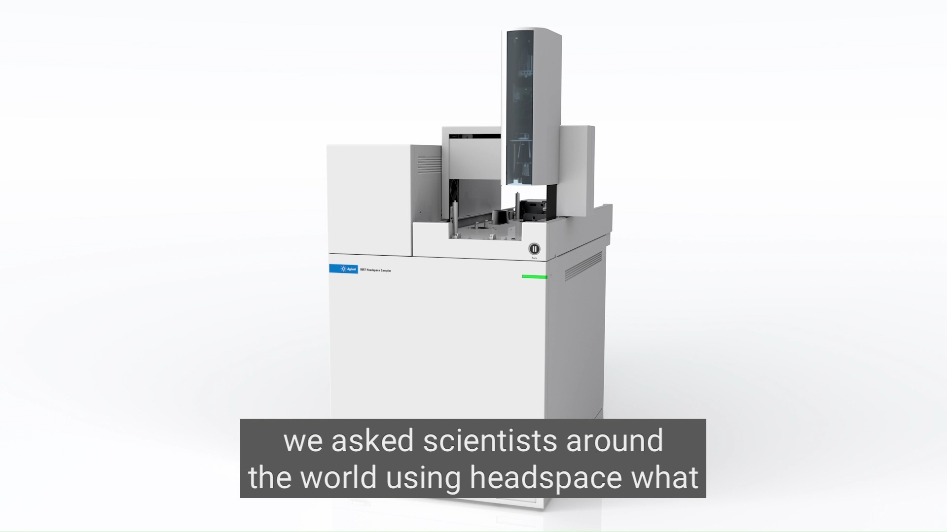 The Agilent 8697 headspace sampler combines a smaller footprint