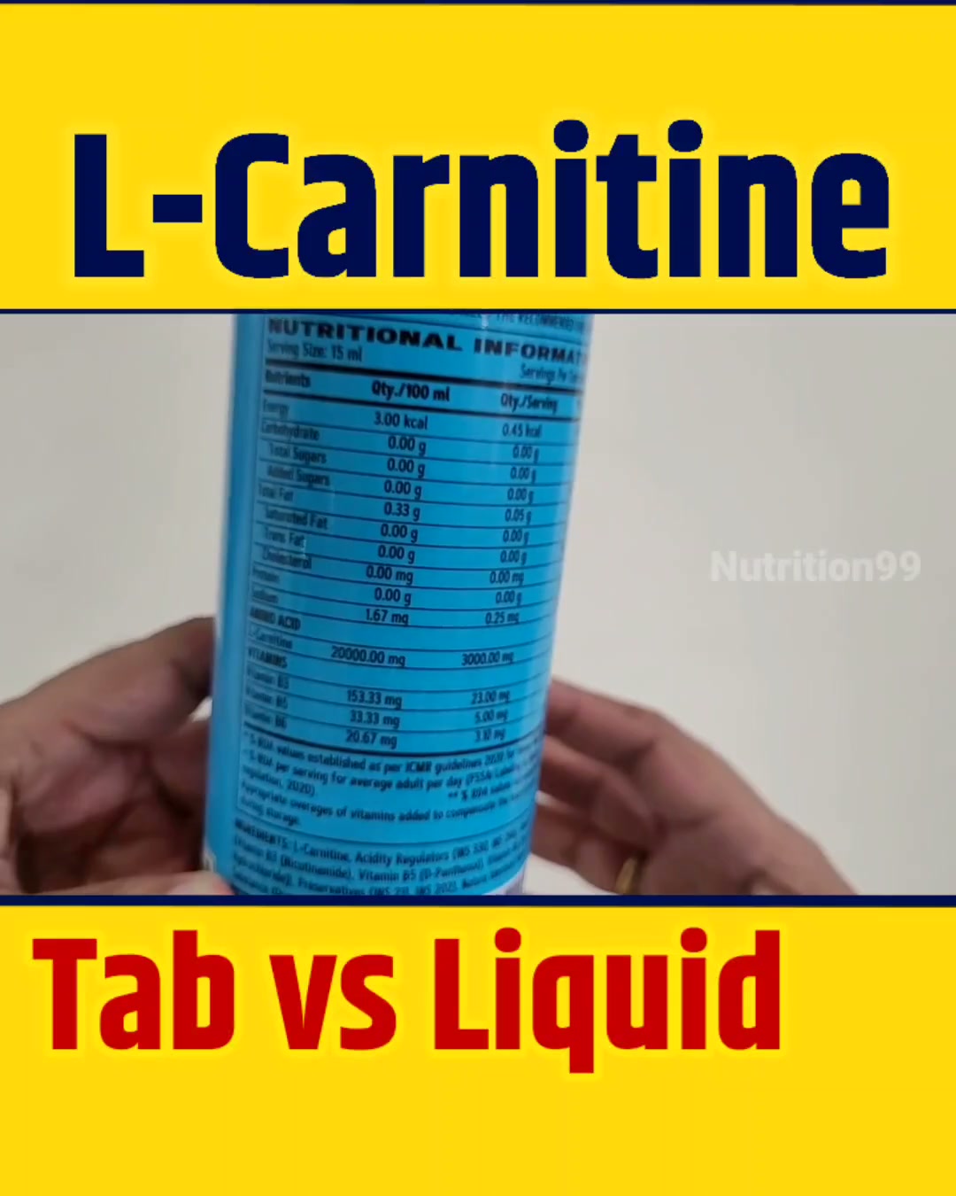 l-carnitine liquid vs pill Tablet Form : Weight Loss के लिए कोनसी है ज्यादा बेहतर #Lcarnitine Part 4 | Nutrition 99 The Truth About Skin water-based Size:4*5 ml