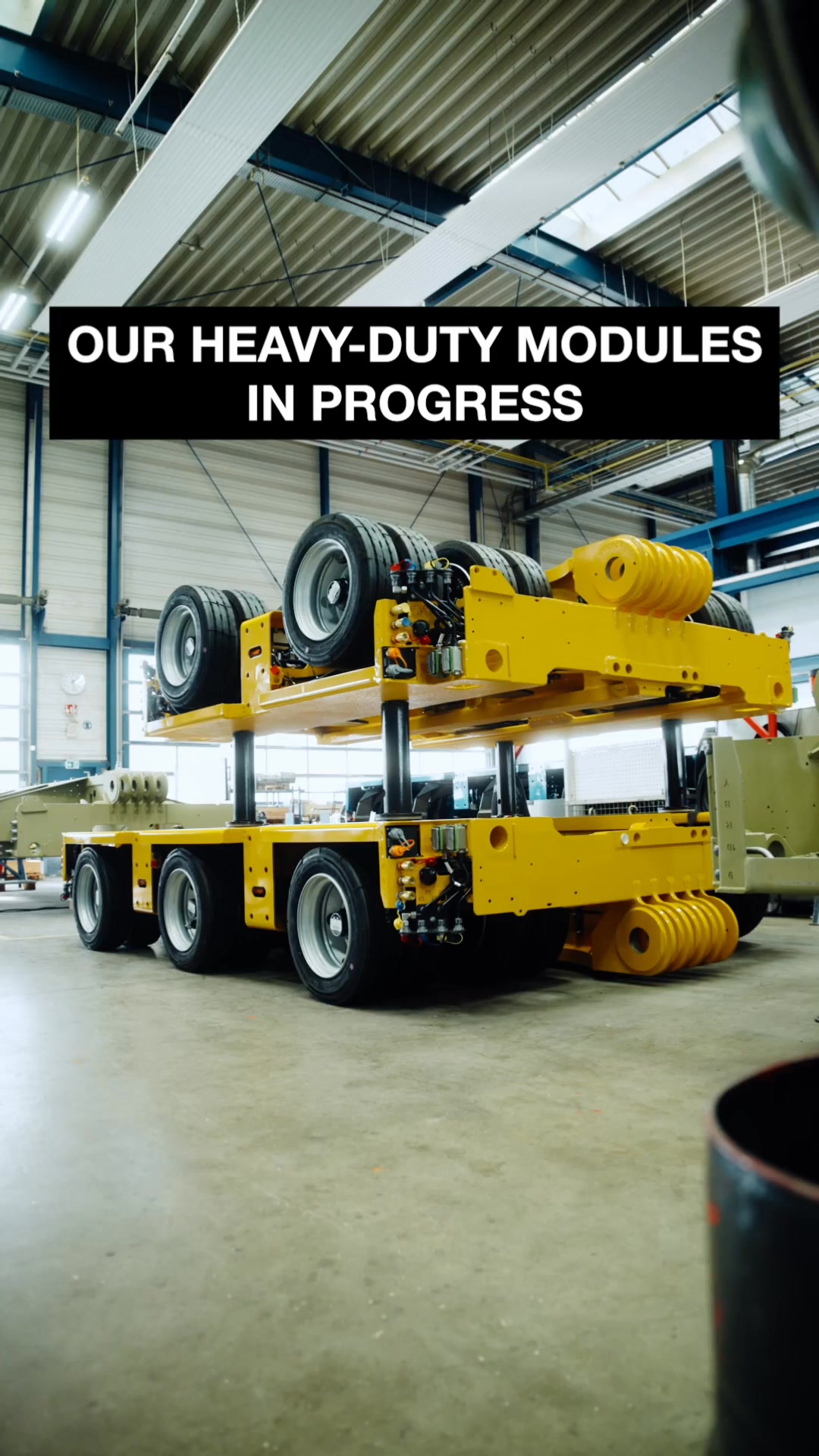At Goldhofer, individual modules are gradually assembled into a single ...