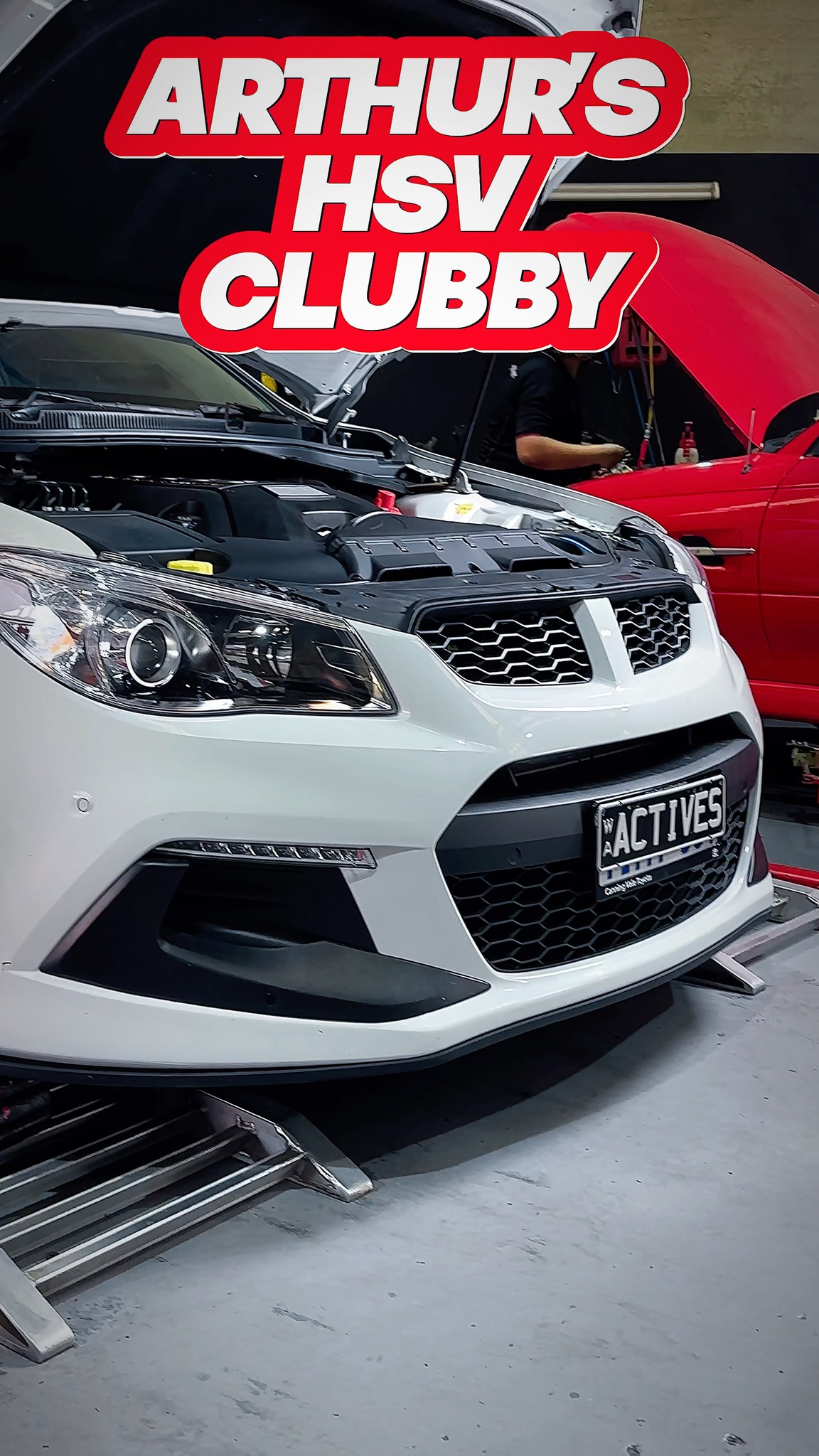 Arthur brought his very clean VF Clubsport all the way from Geraldton ...