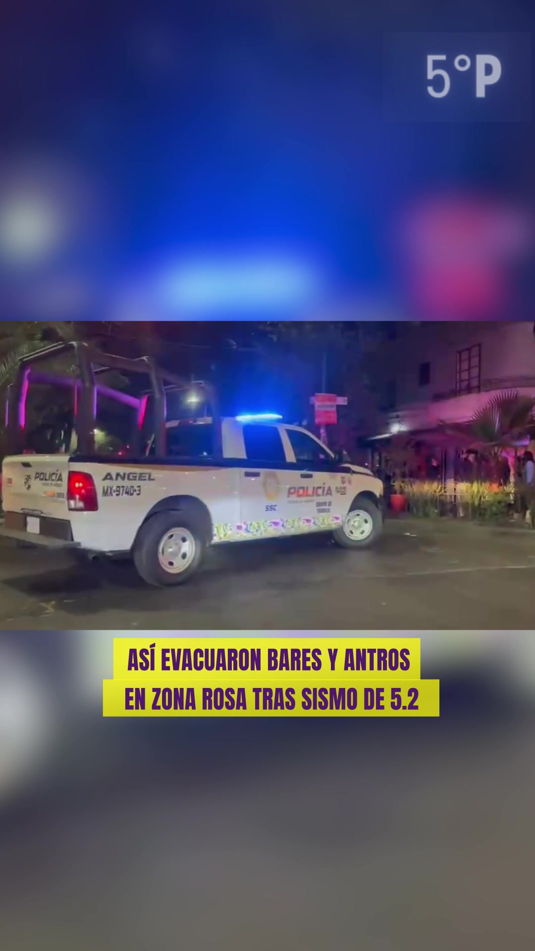 Durante la medianoche de este 16 de enero, fueron evacuados bares y ...