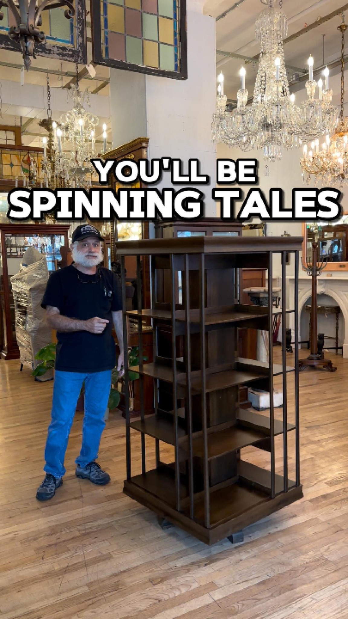 Recently we showcased the tiniest revolving bookcase we'd seen