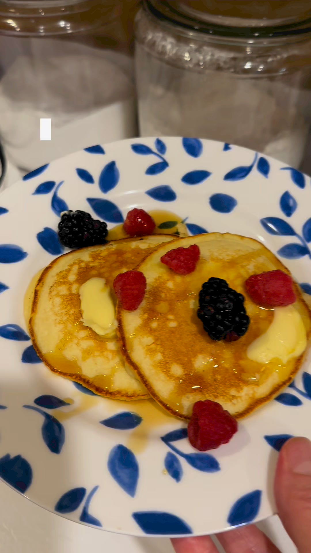 Finally mastered a healthy but delicious pancake recipe! # ...