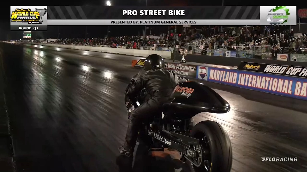 Rodney Williford went for a spicy ride in Pro Street Bike at last