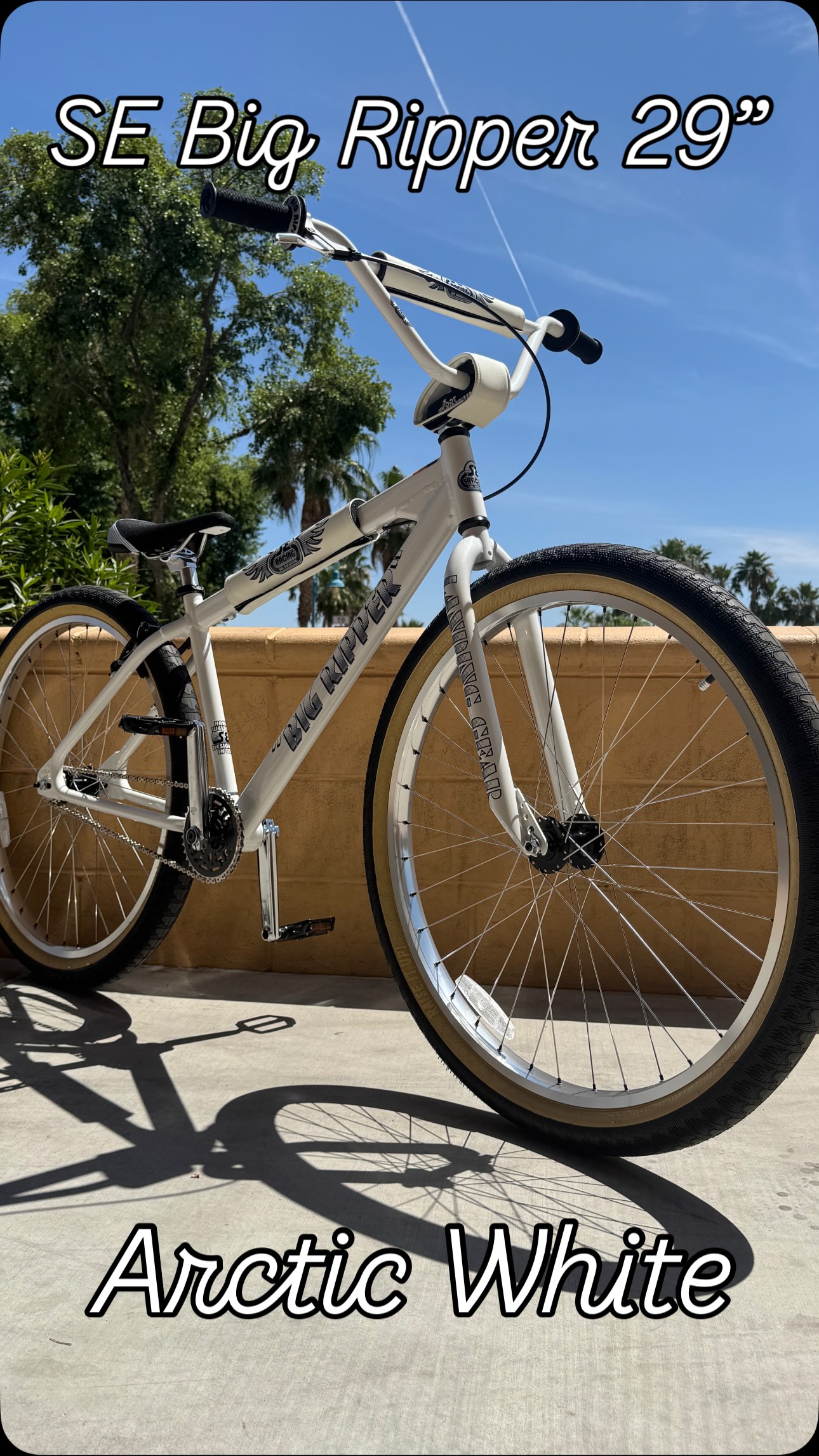 New SE Big Ripper 29” just landed in Arctic White 🤍🔥 Clean