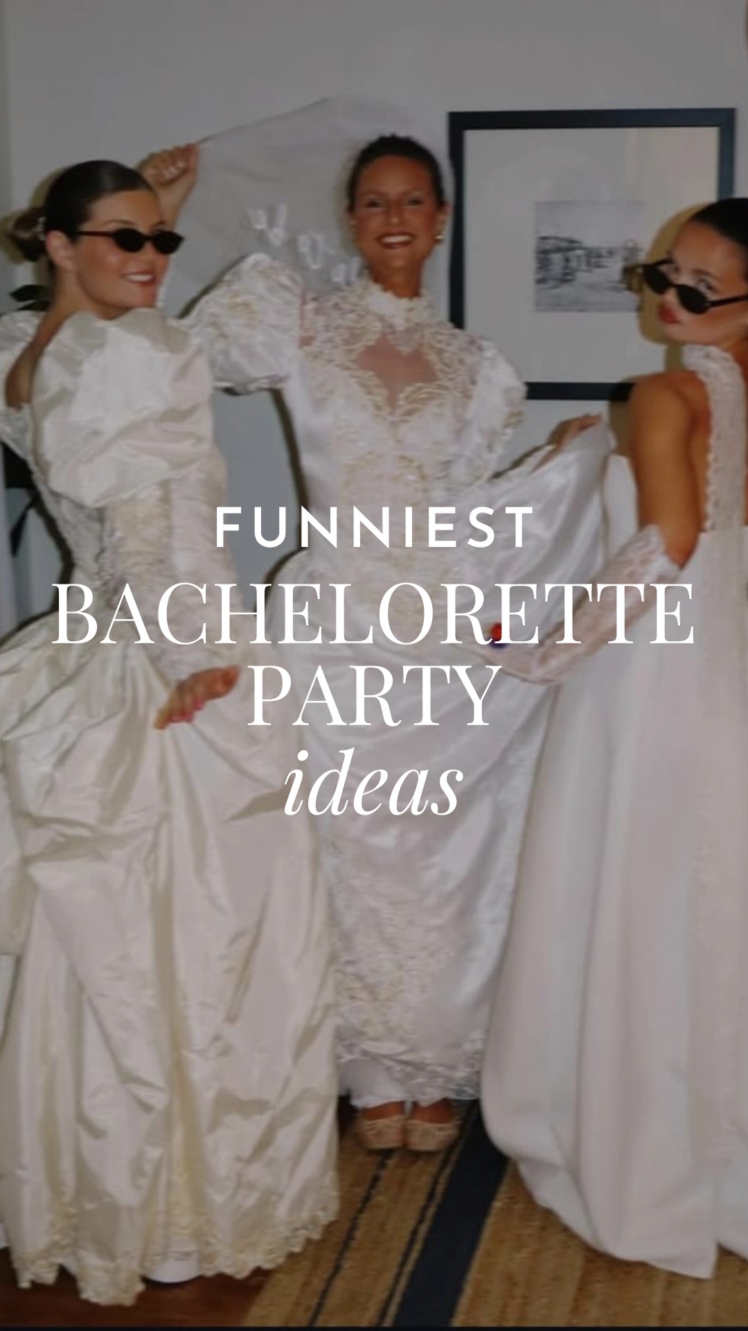 tacky wedding dress bachelorette The funniest brides deserve the funniest parties 👏So, if matching outfits and perfectly curated themes aren't your thing, these wacky bachelorette party ideas might be. We're talking Sweep Train Prom Dress LaDivine BD105 Long Pleated Size:20 (AU)
