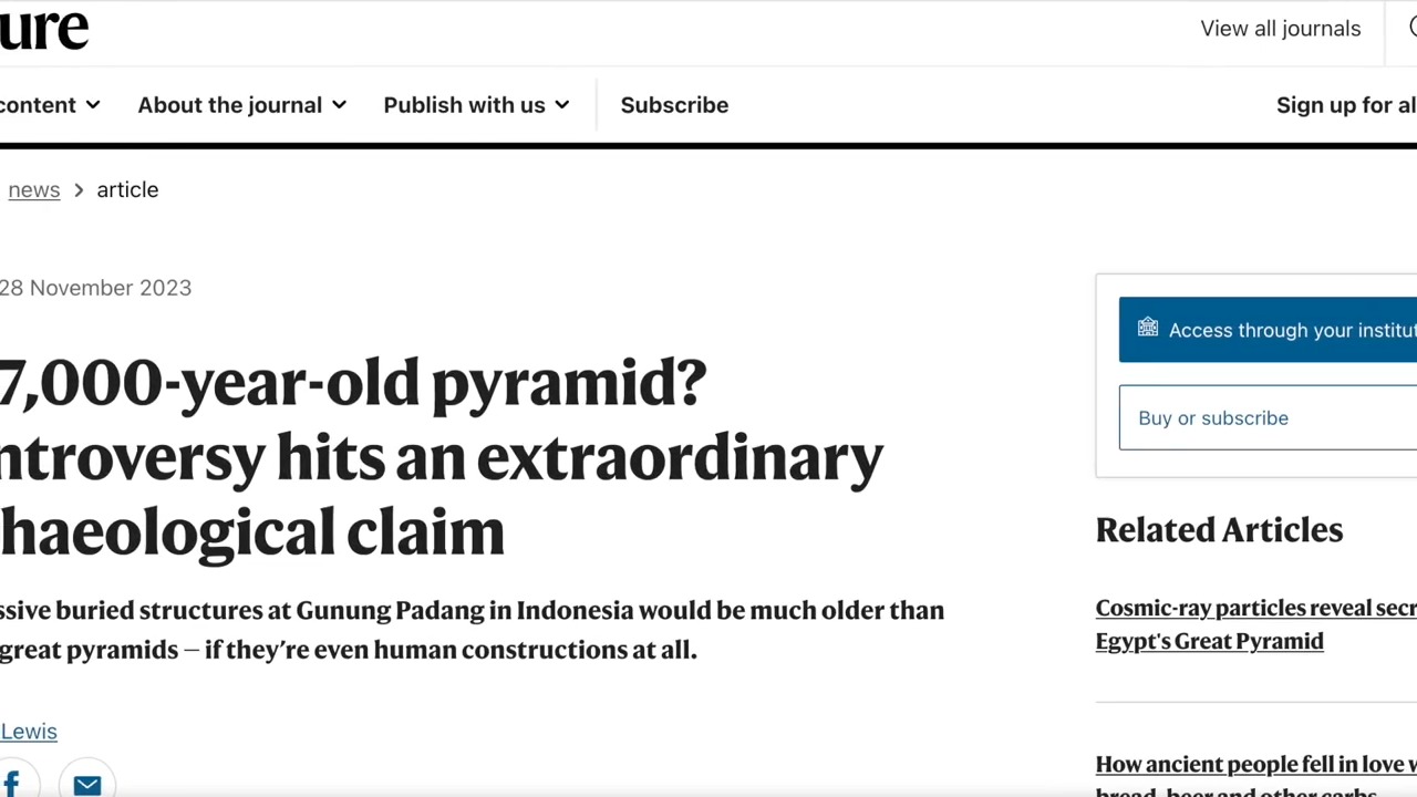 Exciting Update in Gunung Padang Controversy #history | Michael Button ...