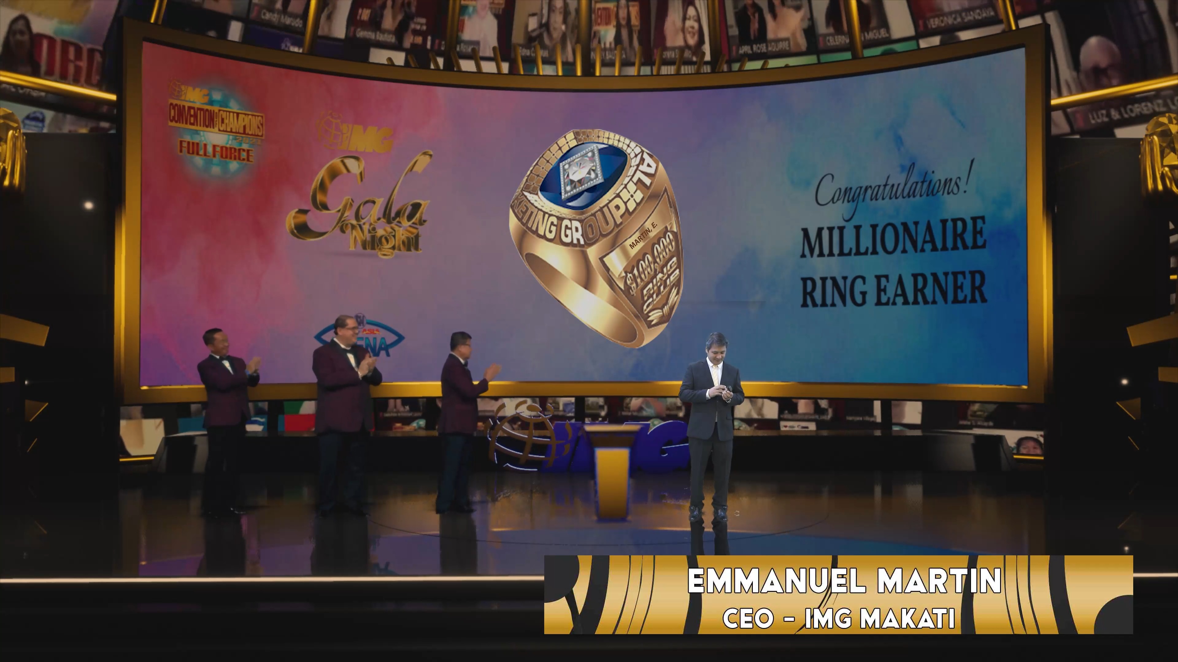 Another Millionaire Ring Earner recognized! Congratulations to Mr ...