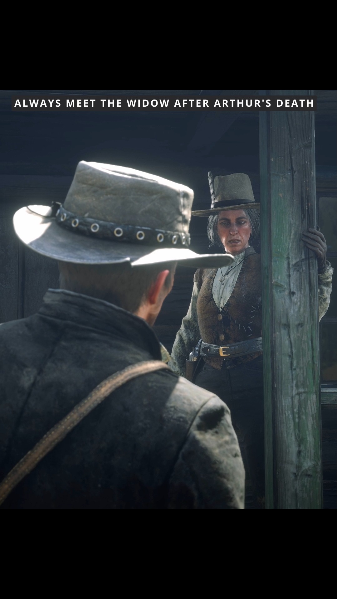 Players must meet the widow after Arthur's Death. #gaming #gta5 #fypシ゚ ...
