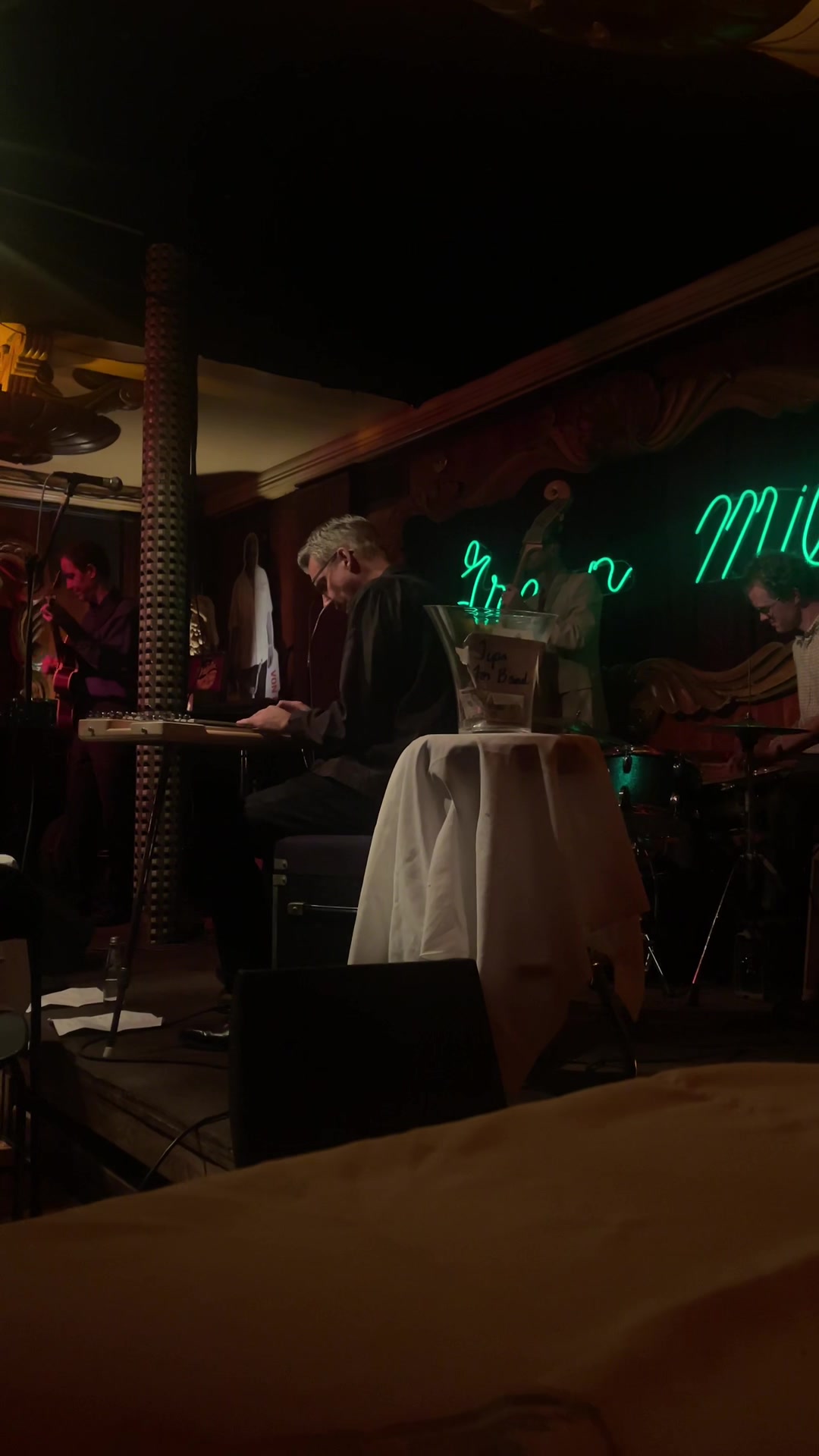 Mr. Sandman” meets “After Hours.” Join us at The Green Mill Cocktail Lounge tonight, September 28, 8pm to midnight for some swing, jazz, and blues. (I only have two more Mondays left