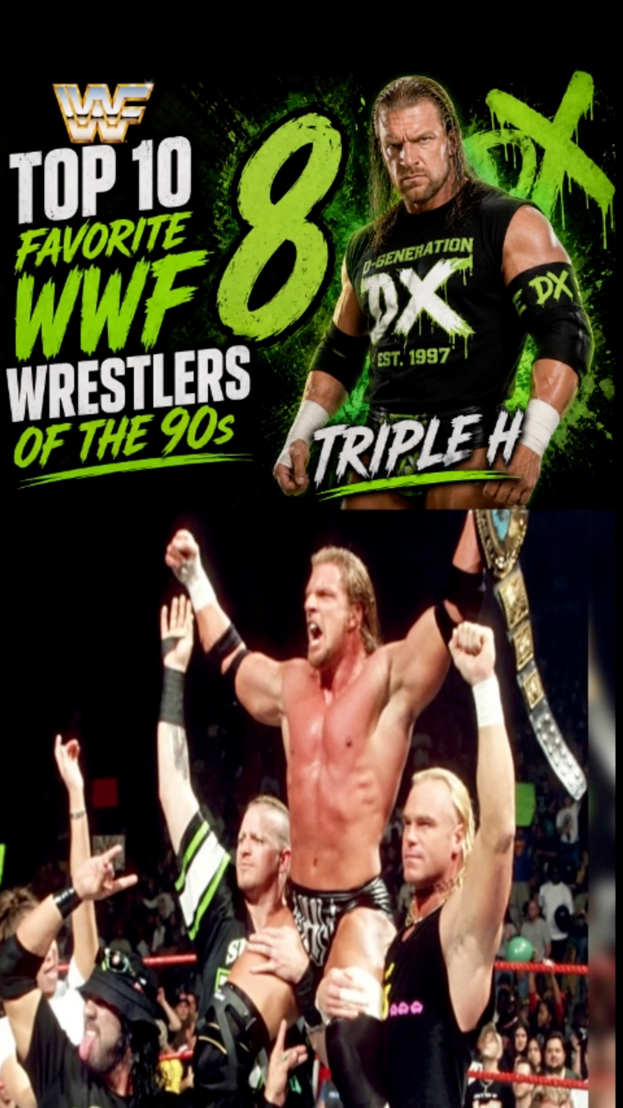 The Kliq (Triple H, Kevin Nash, Shawn Michaels, the late Scott
