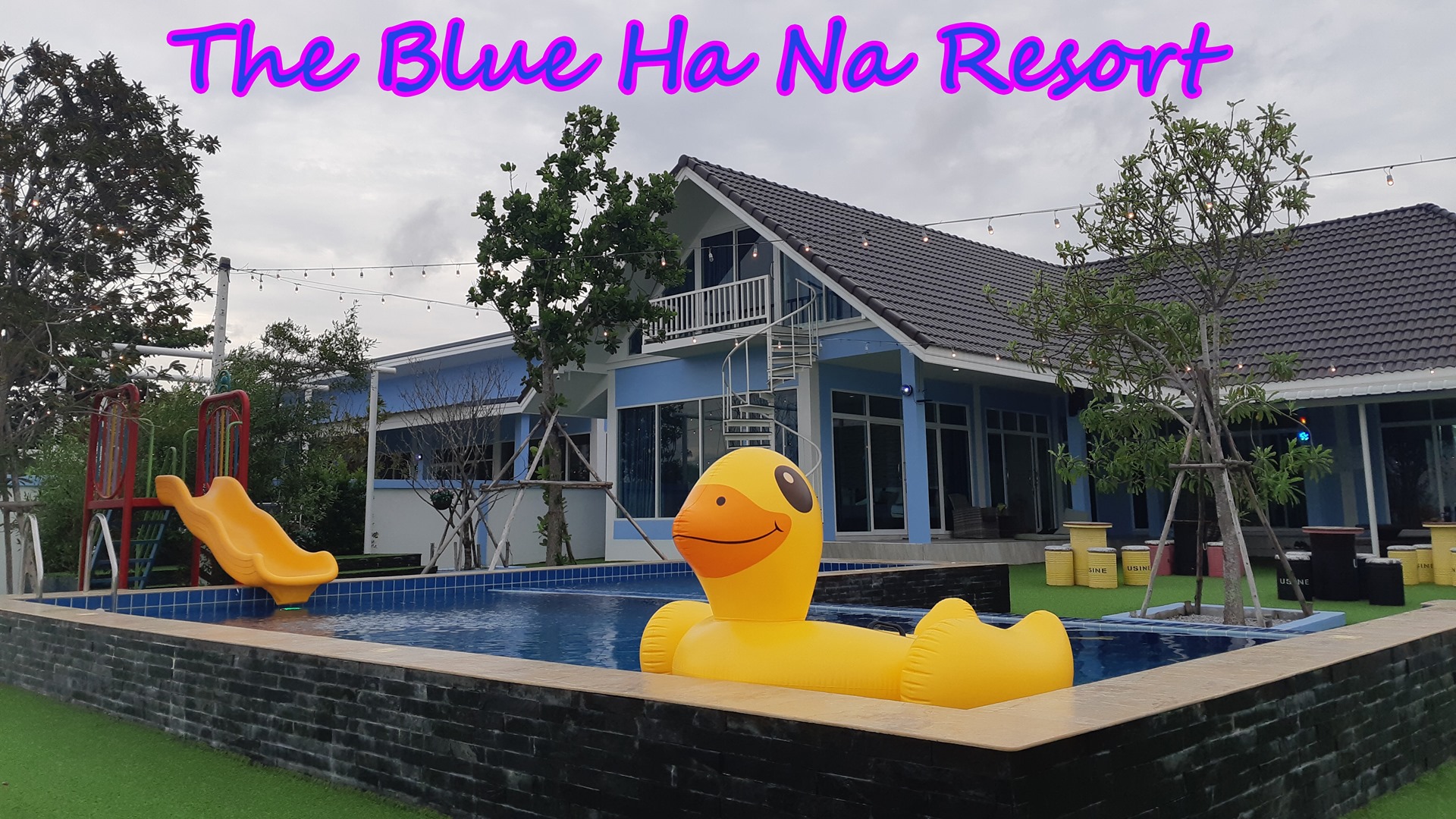 🏡 The Blue Hana Resort 🌴🌴 บ้านพักติดทะเลหลังใหญ่ @จันทบุรี The Blue Ha ...
