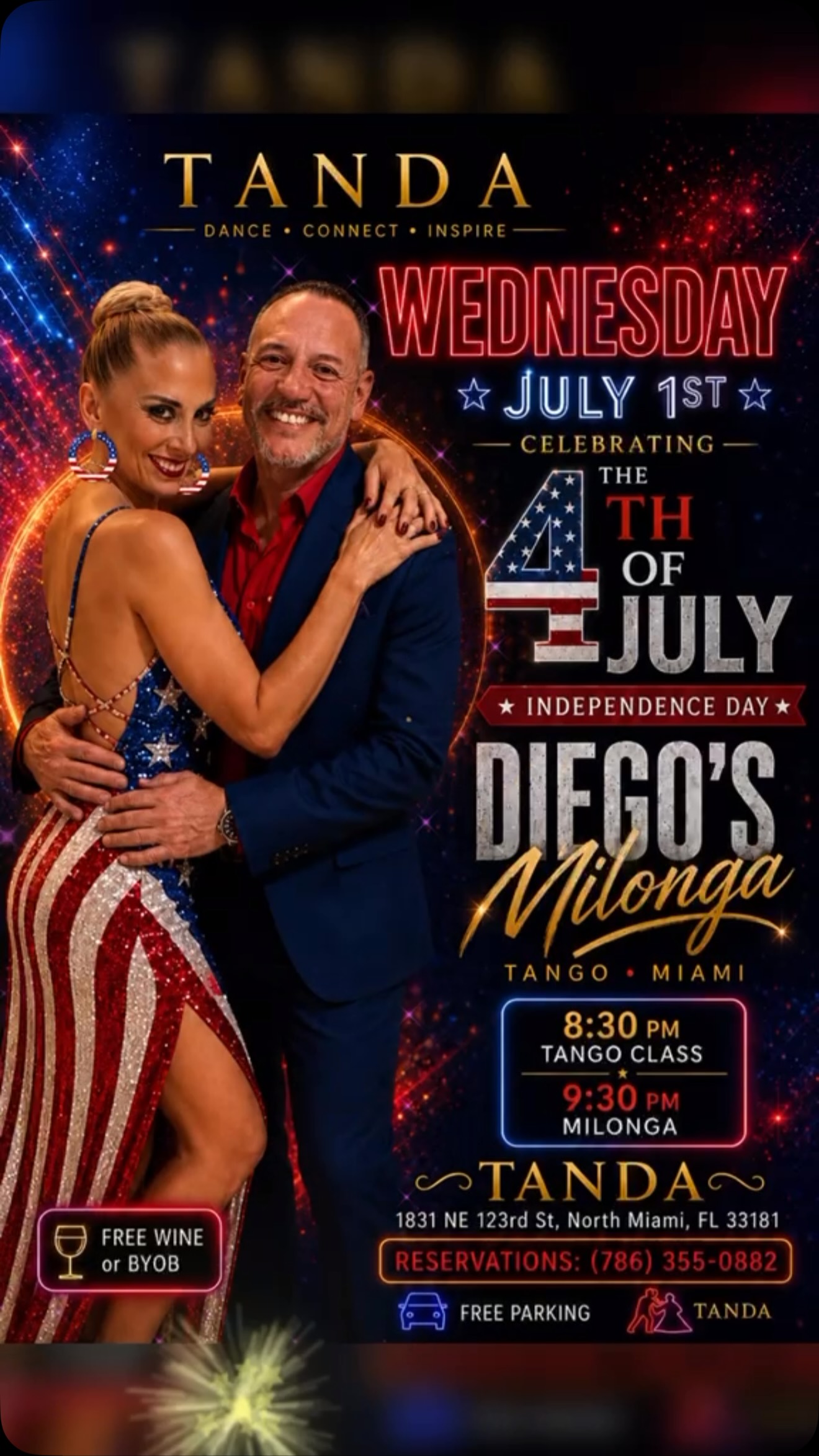 Tango in North Miami, Milongas | North Miami FL