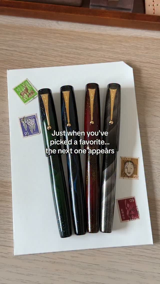The Namiki Daruma Limited Edition 2020 fountain pen arrived