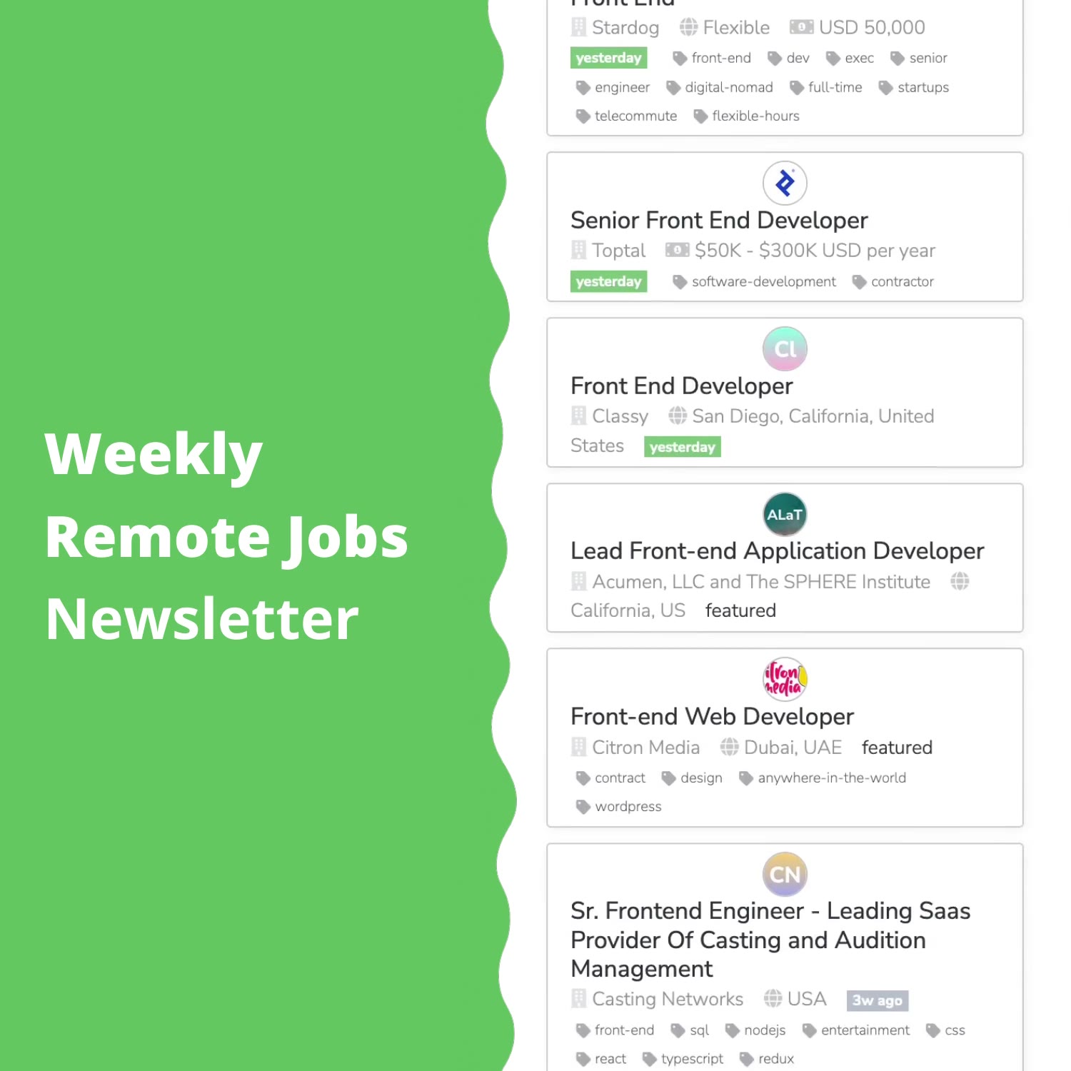 Remote Weekly - Home