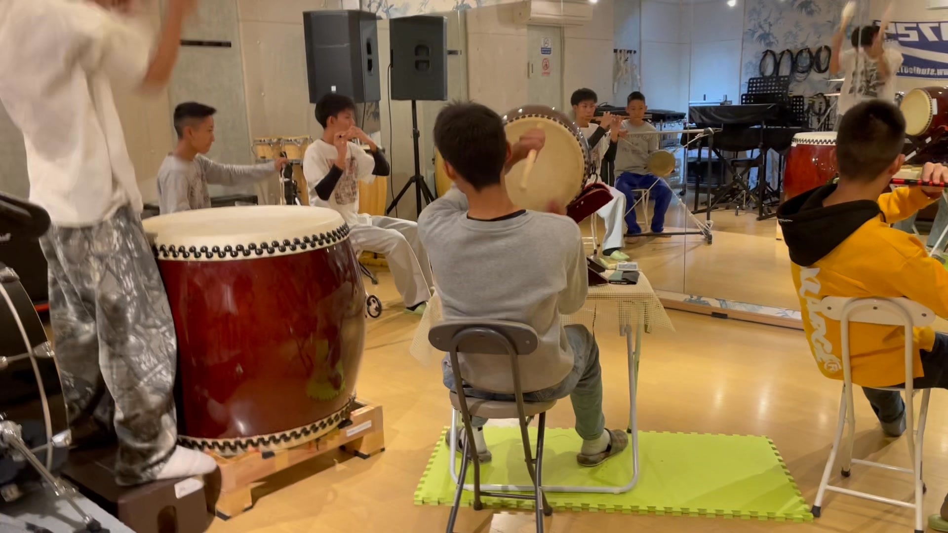 だんじり鳴物（和太鼓）練習場＜スタジオ0724＞ | Nagose Osaka