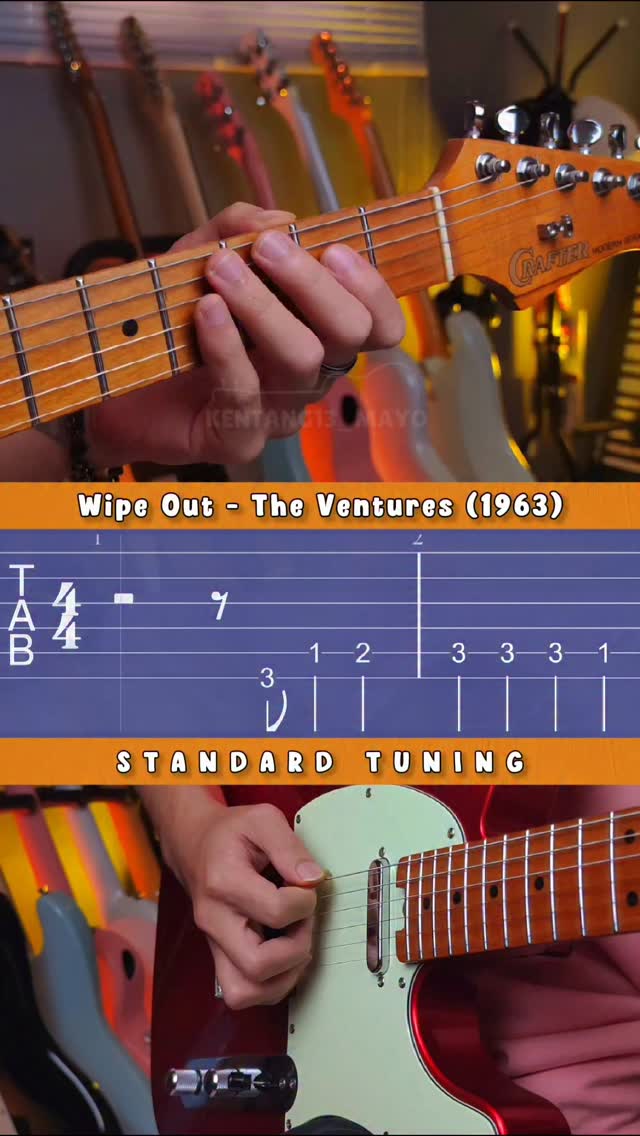 One riff on.. and you already know this song😏 Did you recognize it ...