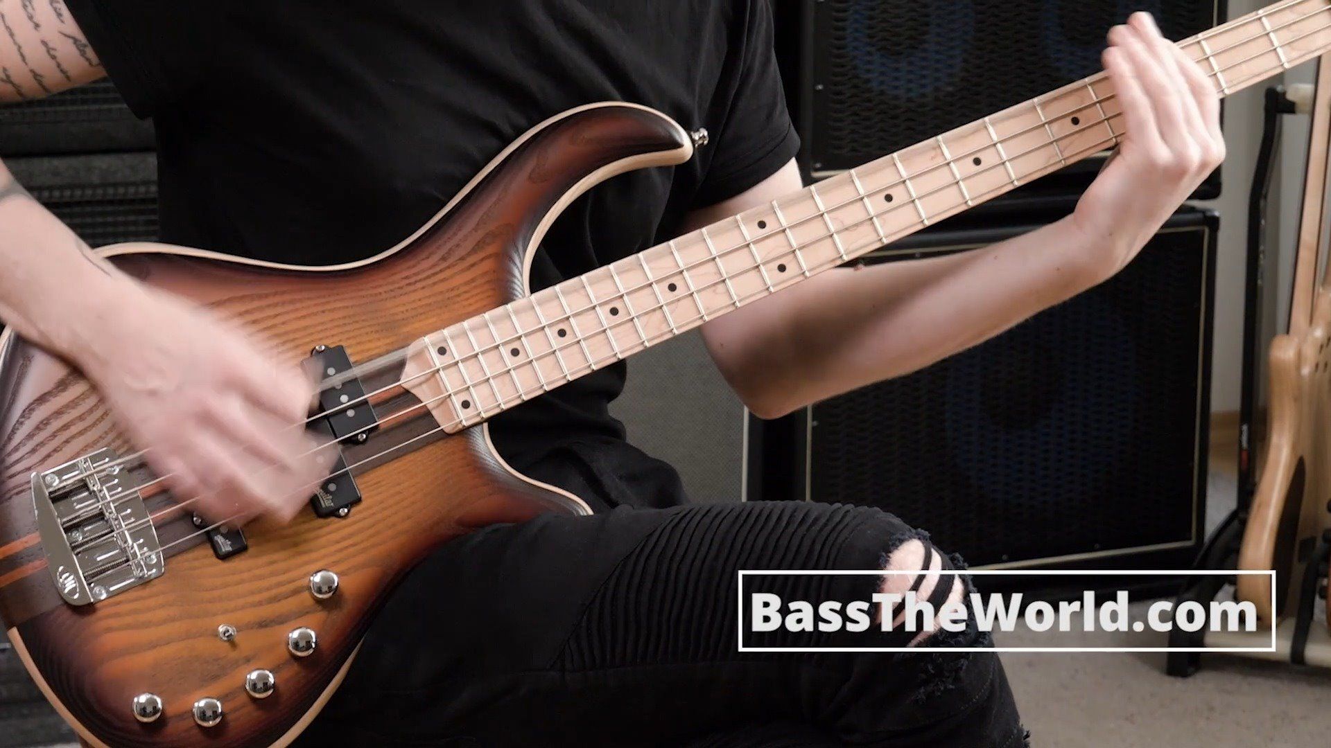 BassTheWorld.com - Mayones Patriot Custom PJ 4 Demo | Mayones 