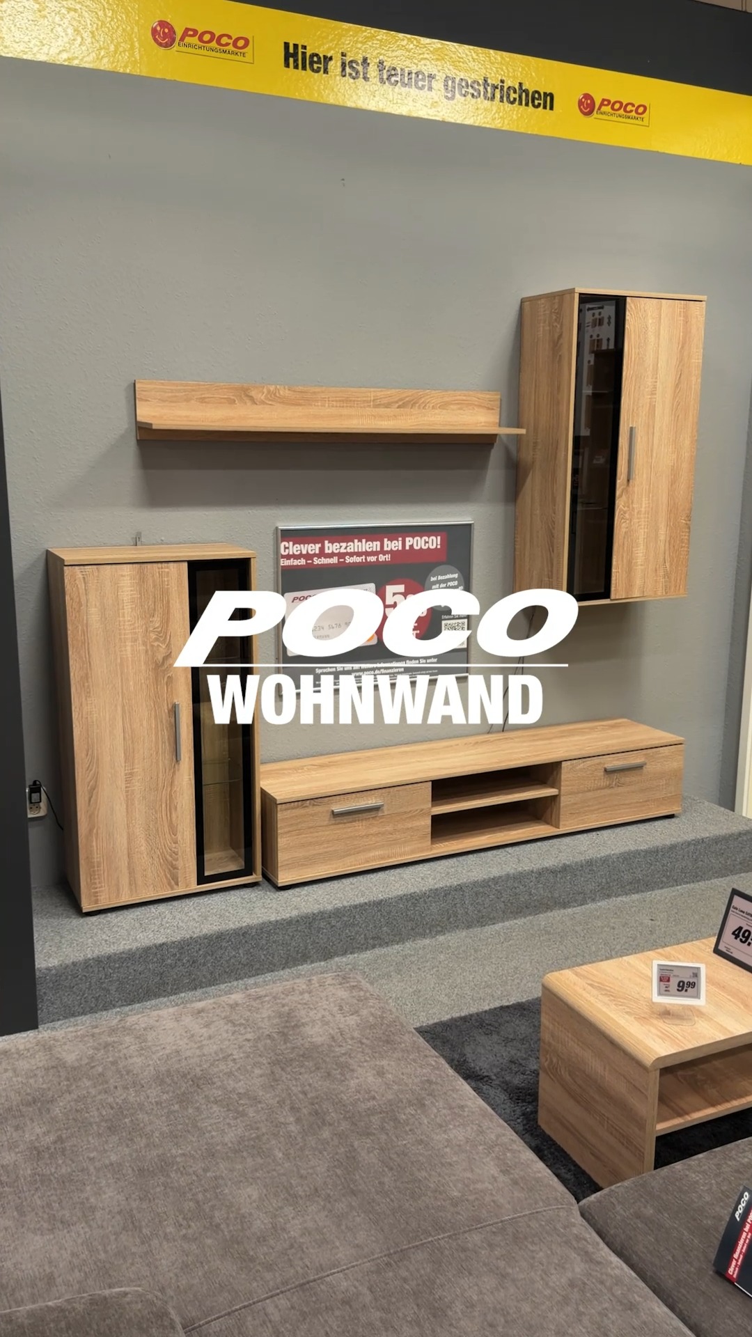 Schreib uns, warum dir diese Wohnwand gefällt..., #wohnwand #möbel #wohnen #deko #wohnidee #BudgetFriendly, #Schnäppchen #poco | POCO Einrichtungsmärkte