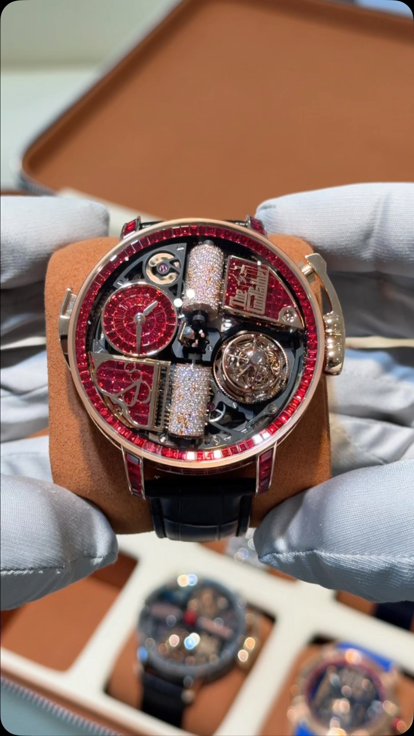 Jacob - The Opera features a Triple-Axis Tourbillon and a melody