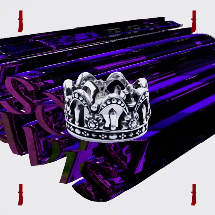 ジャスティンディヴィス CHAPEL CROWN リング SRJ127 クラウン クロス 