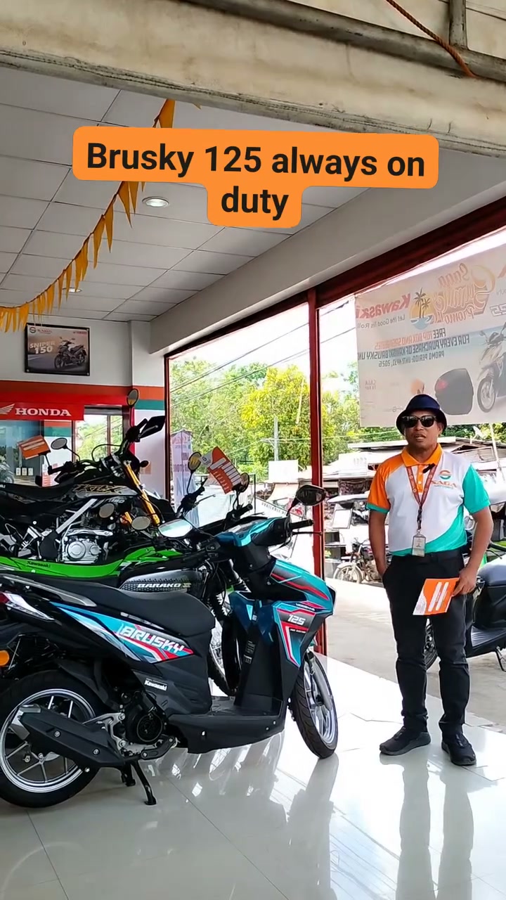 KAWASAKI BRUSKY 125 — RIDE BOLD. RIDE BRUSKY! 🔥 Sporty look