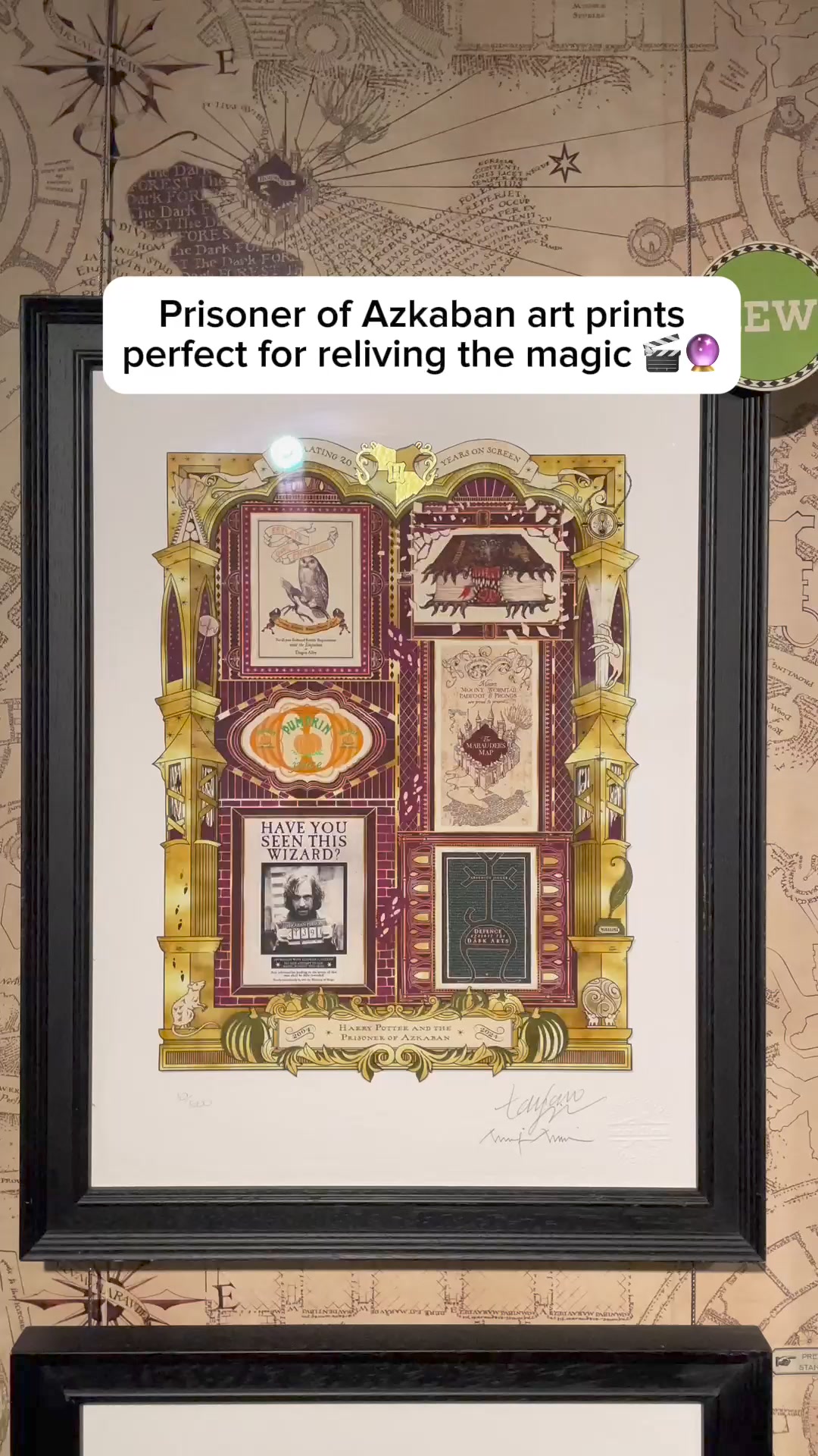 Arthur Weasley's broom Mina Lima print