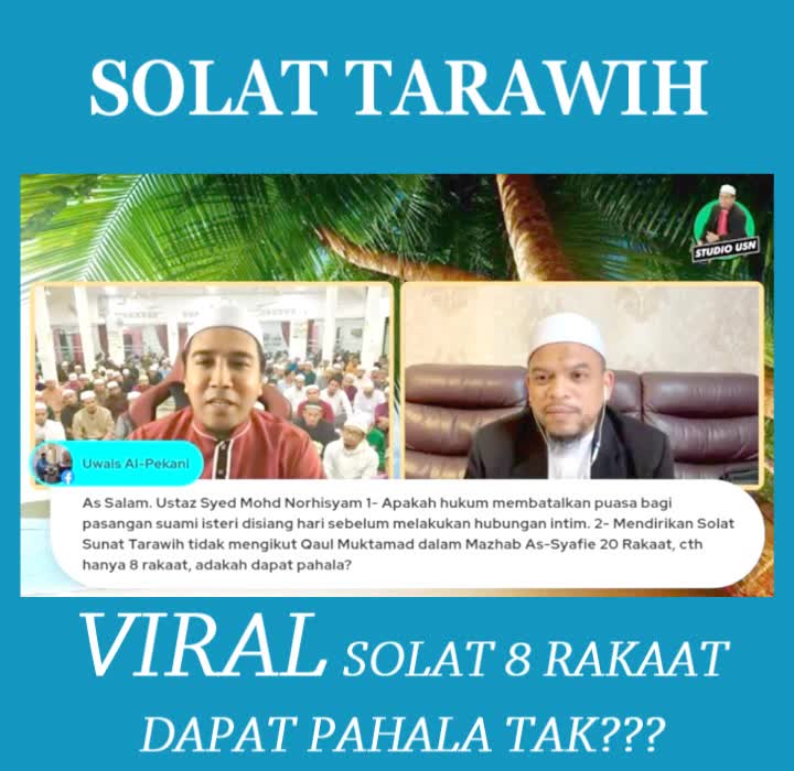 D Kuliah Channel Solat Tarawih 8 Rakaat Dapat Pahala Tak Facebook
