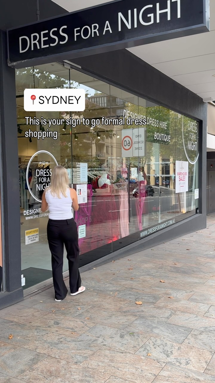 SYDNEY! This is your sign to go formal dress shopping 🫶🏼, Formal season is just around the corner and we are here to help you find your dream dress ✨👗, Our boutique is located in North Sydney 📍 We 