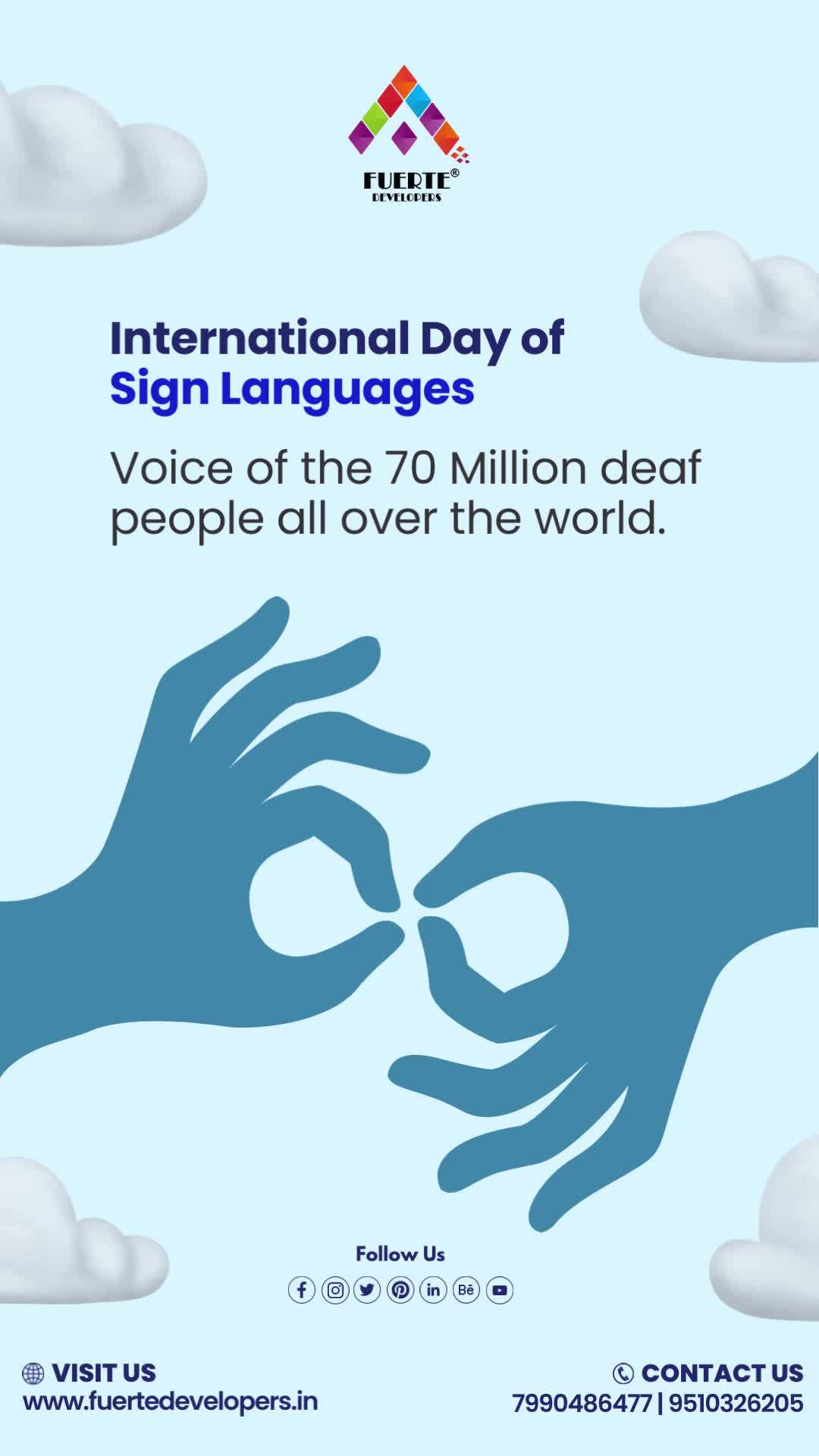 Voice of the 70 Million deaf people all over the world.😊 International ...