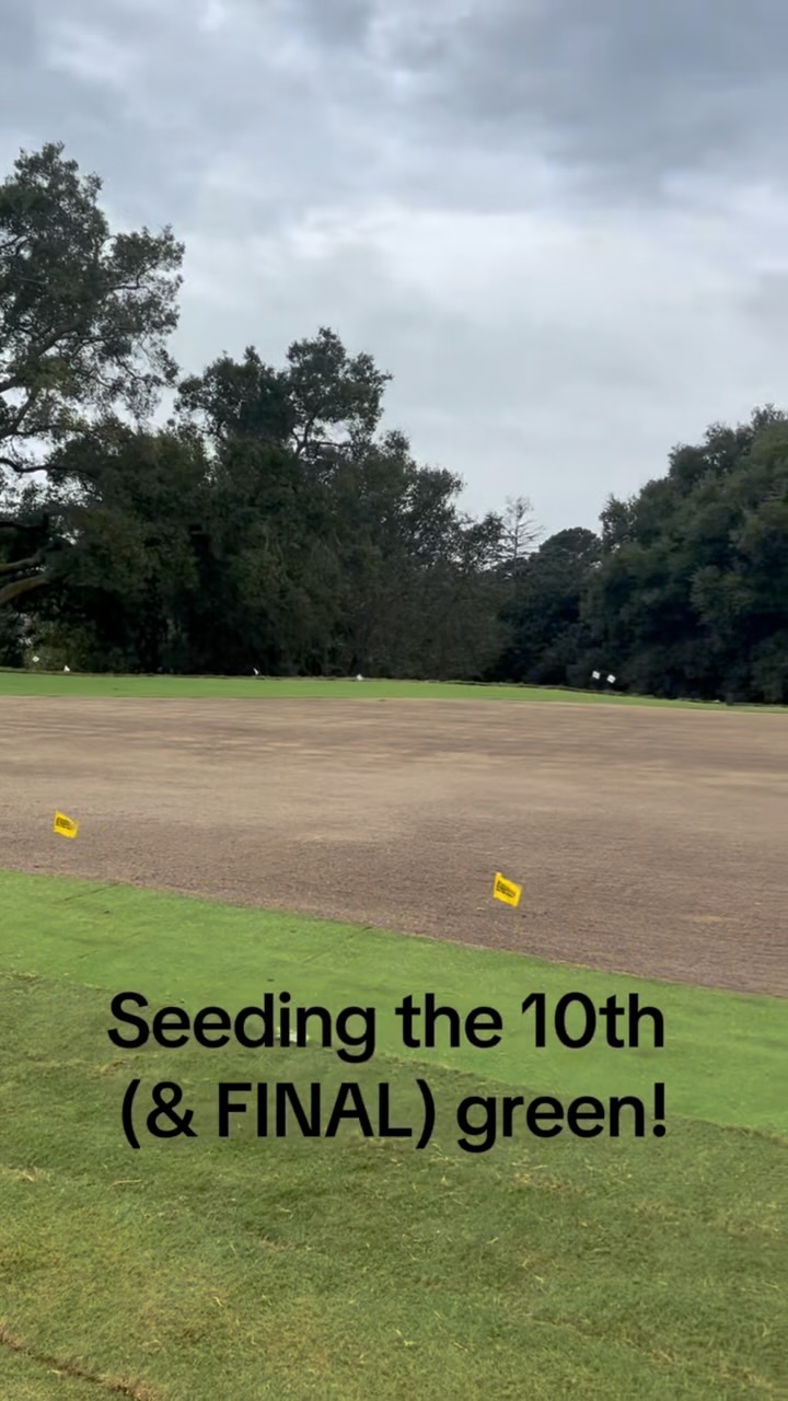 One of the last big pieces of the puzzle is taking shape. From dirt to grass, we’re getting closer every day to, seeing the vision come to life. ⛳️, #sequoyahlife #sequoyahcc #golfrenovation 