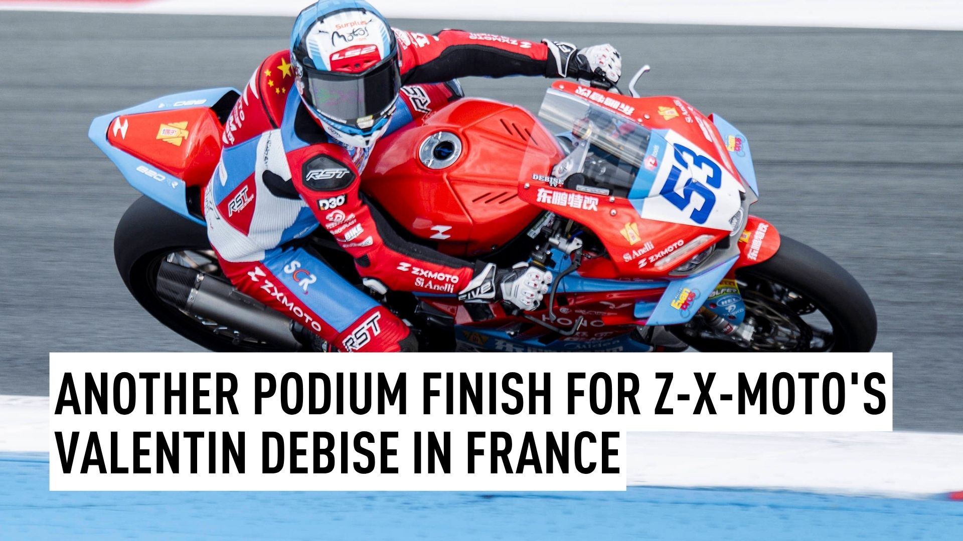 専用　生写真 Chinese motorbike manufacturer Z-X-MOTO has secured another podium