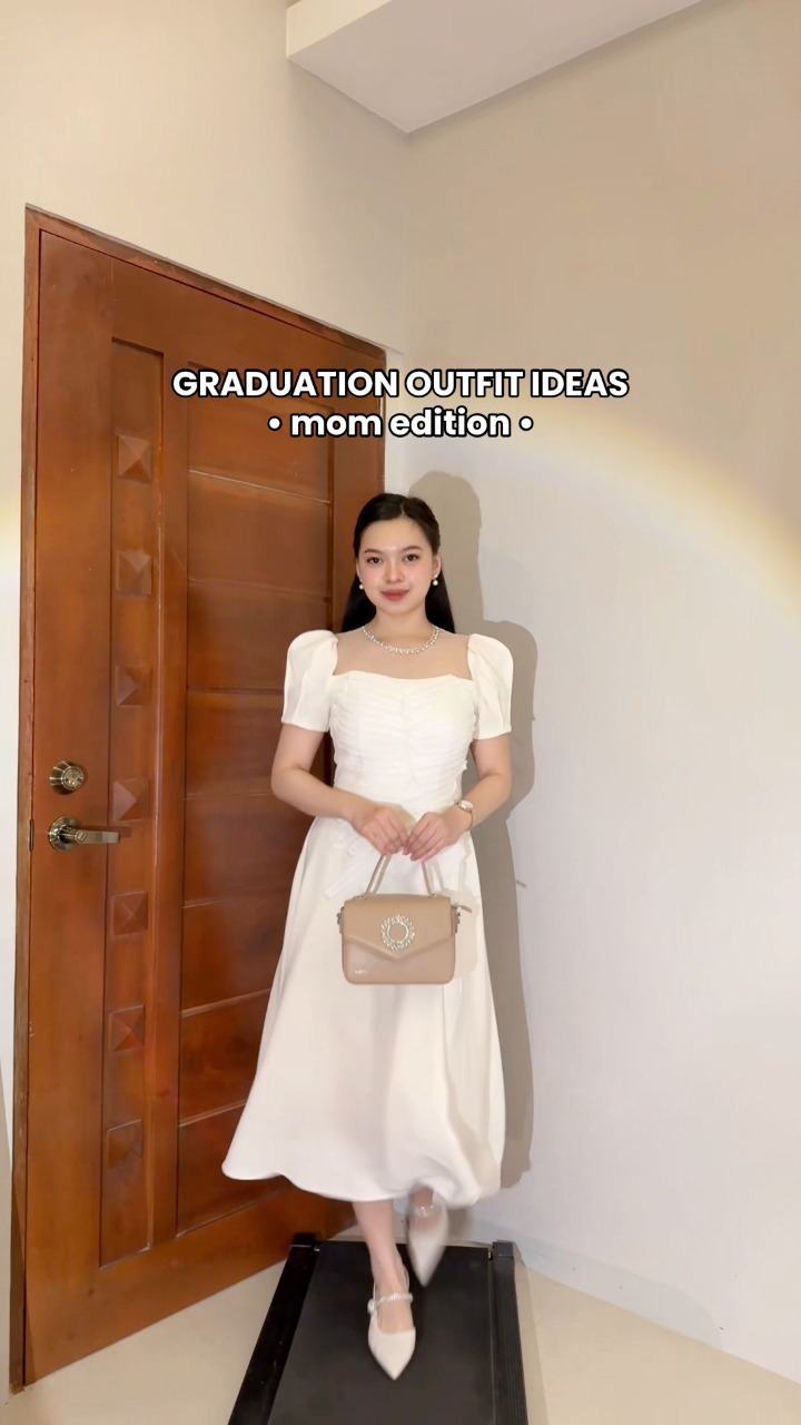 speechless gold sequin dress Graduation Outfit Ideas | Mom Edition ✨ #formaloutfit #formalattire #graduationoutfit #momoutfit #krishawong #fbreels #igreels | Krisha Wong simple graduation outfits for mothers