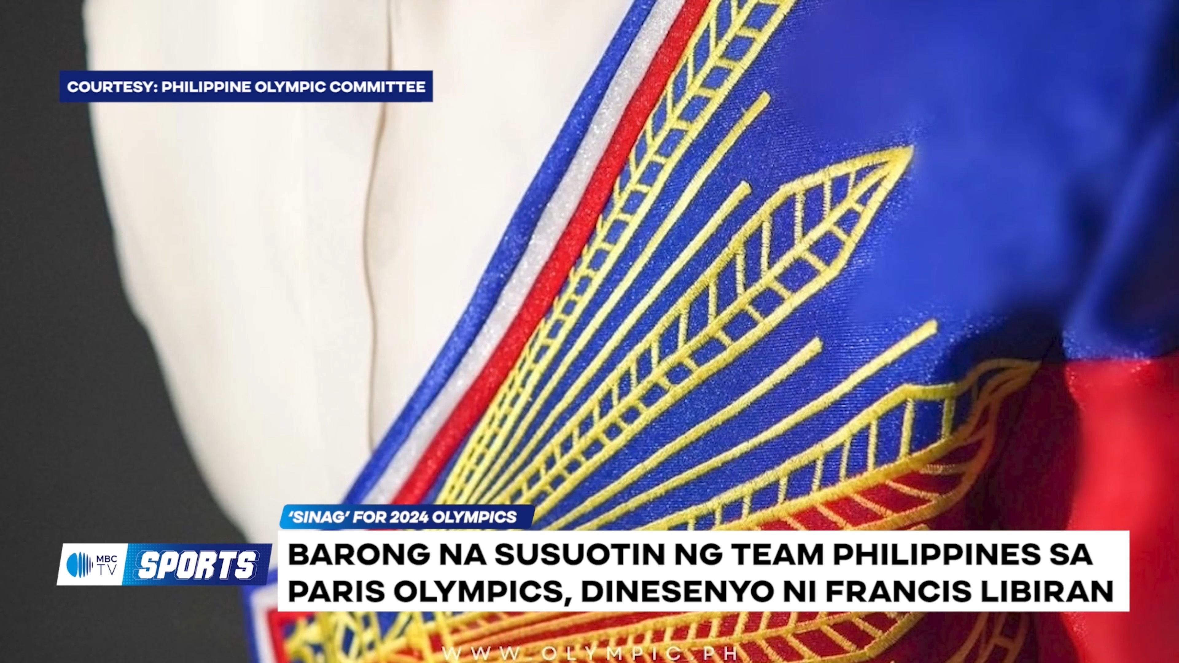 Barong na susuotin ng Team Philippines sa Paris Olympics, dinesenyo ni ...