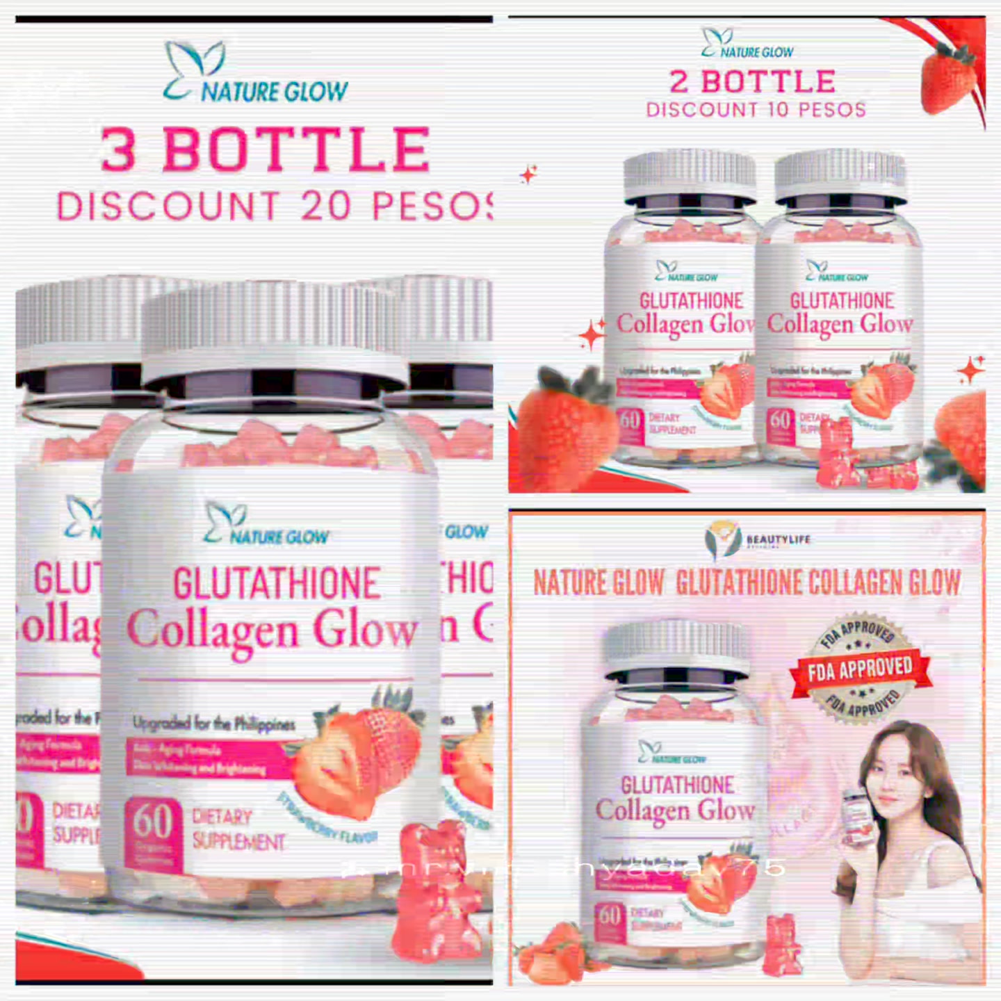 ✨ **Glow Inside Out with Nature Glow!** ✨, Experience the magic of Glutathione Collagen Glow Gummies 🌟 Say hello to radiant, youthful, and bright skin from within. 💫, 👶 Anti-Aging , 🌸 Skin Whitening , 