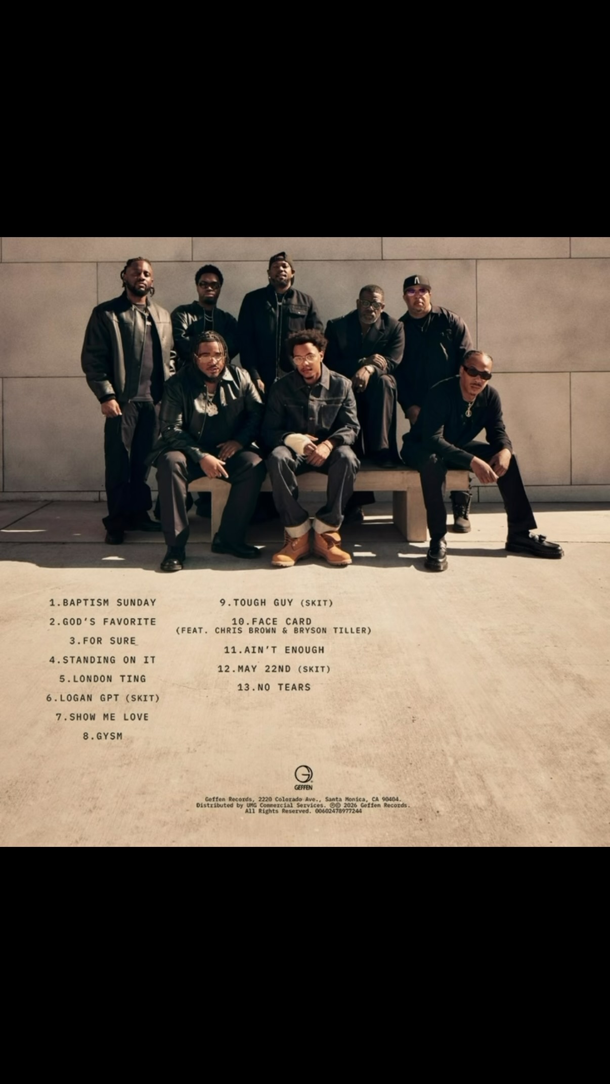 May（7/3-4発送） the price of fame' official tracklist! my dawg GOD'S FAVORITE bout