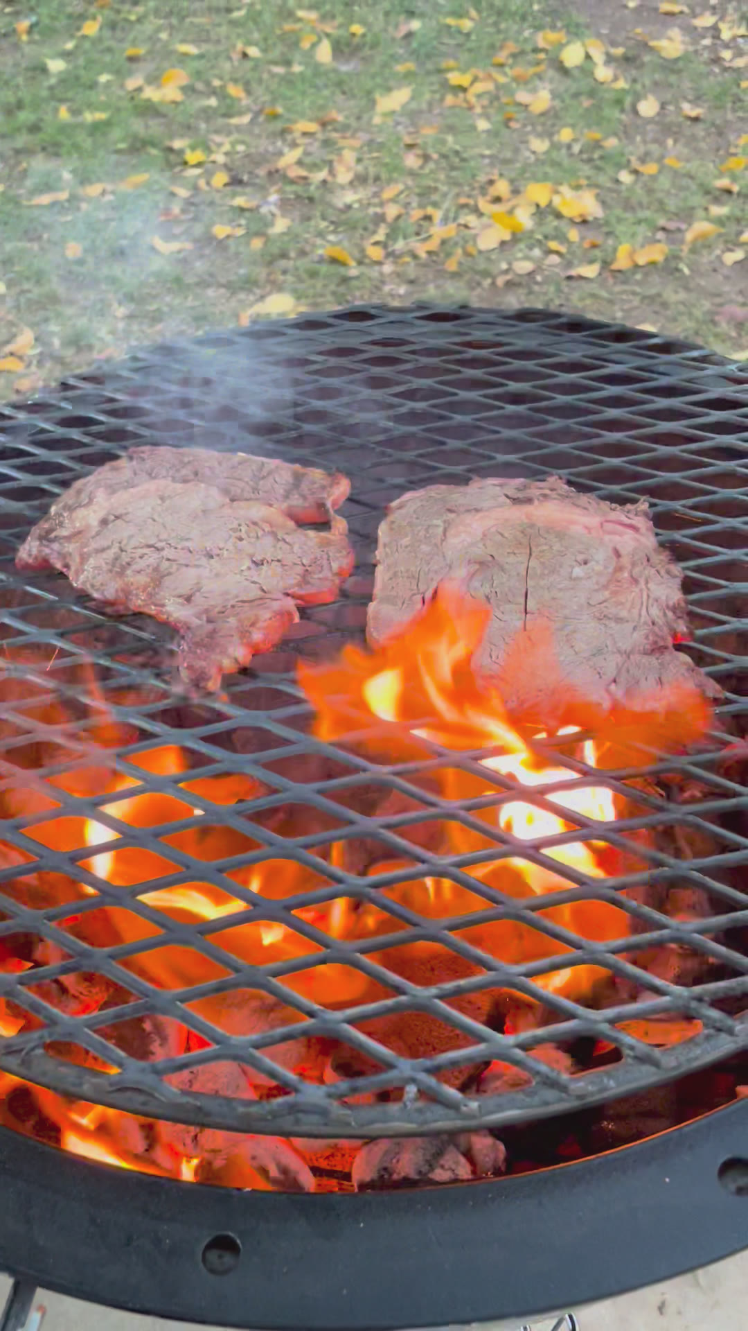 Vintage outdoor cooking grills from 60's and 80's
