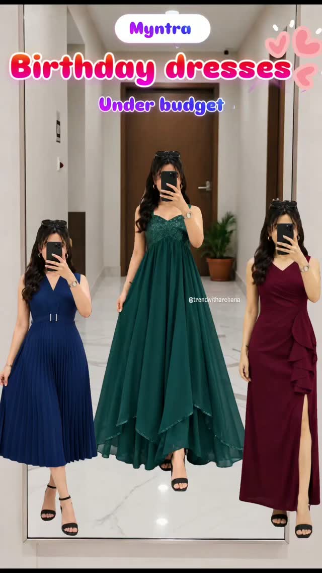 birthday dresses myntra Comment 