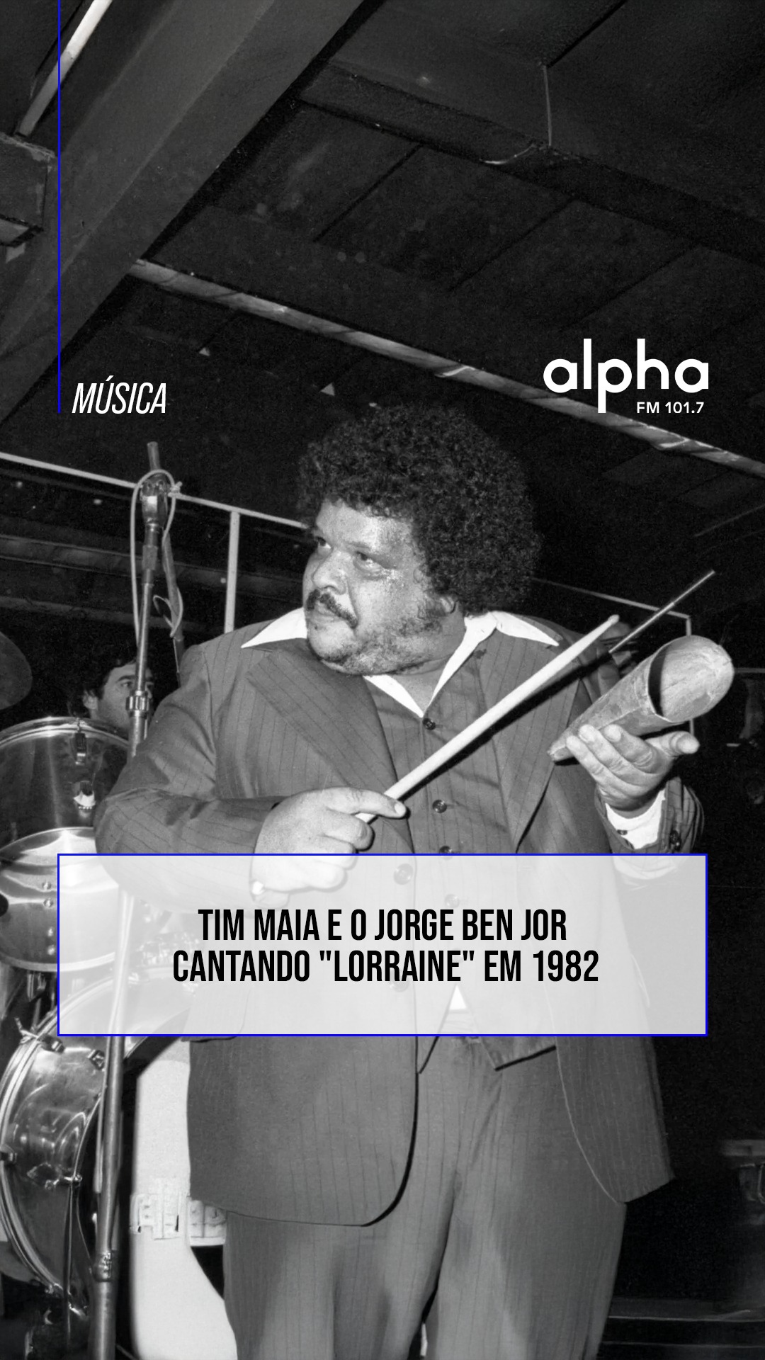 Dois gigantes da música brasileira juntos em um momento