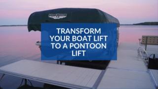 Upgrade your boat lift for your pontoon! Convert with DIY timbers ...