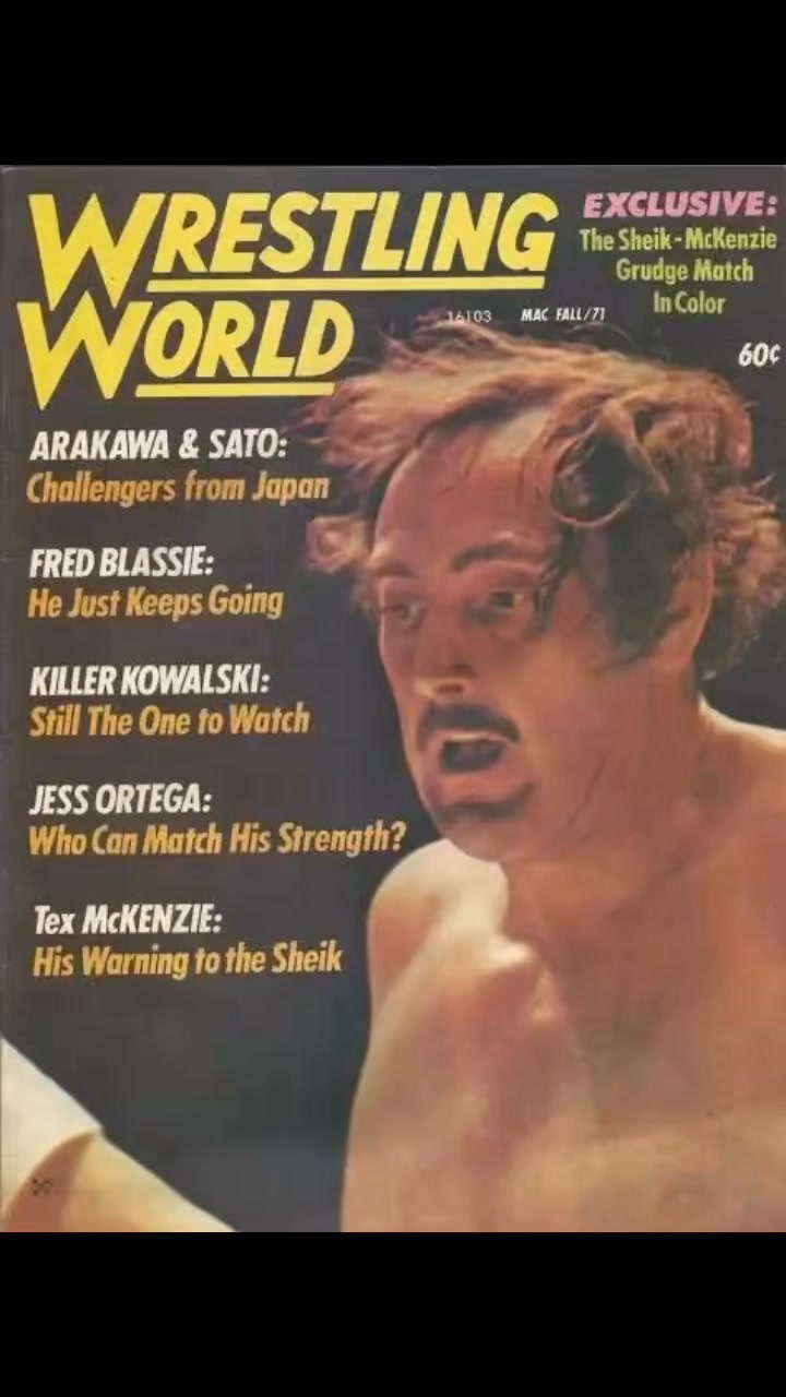 スポーツ選手 wwe31 Tex McKenzie was born on this day in 1930. Standing 6'9