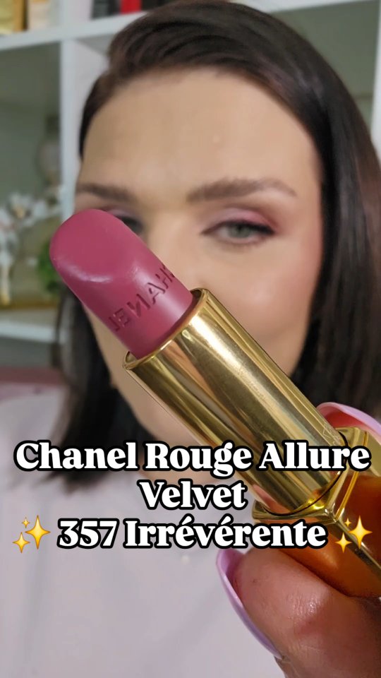 This shade 😍 Chanel Rouge Allure Velvet ✨ 357 Irrévérente