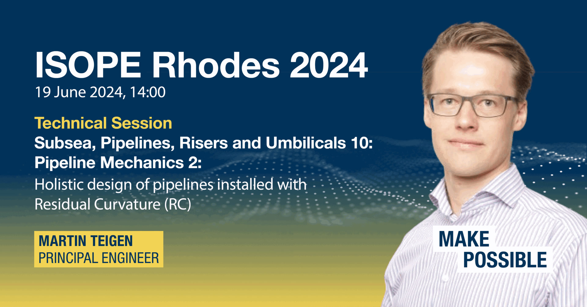 Join all 5 of our experts presenting as part of ISOPE 2024’s Technical ...
