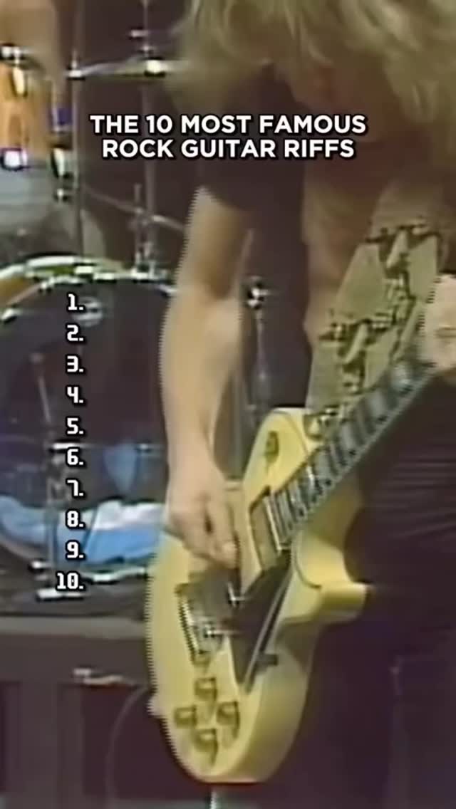 10 Most Famous Guitar Riffs of All Time! We’ve put together a list of ...