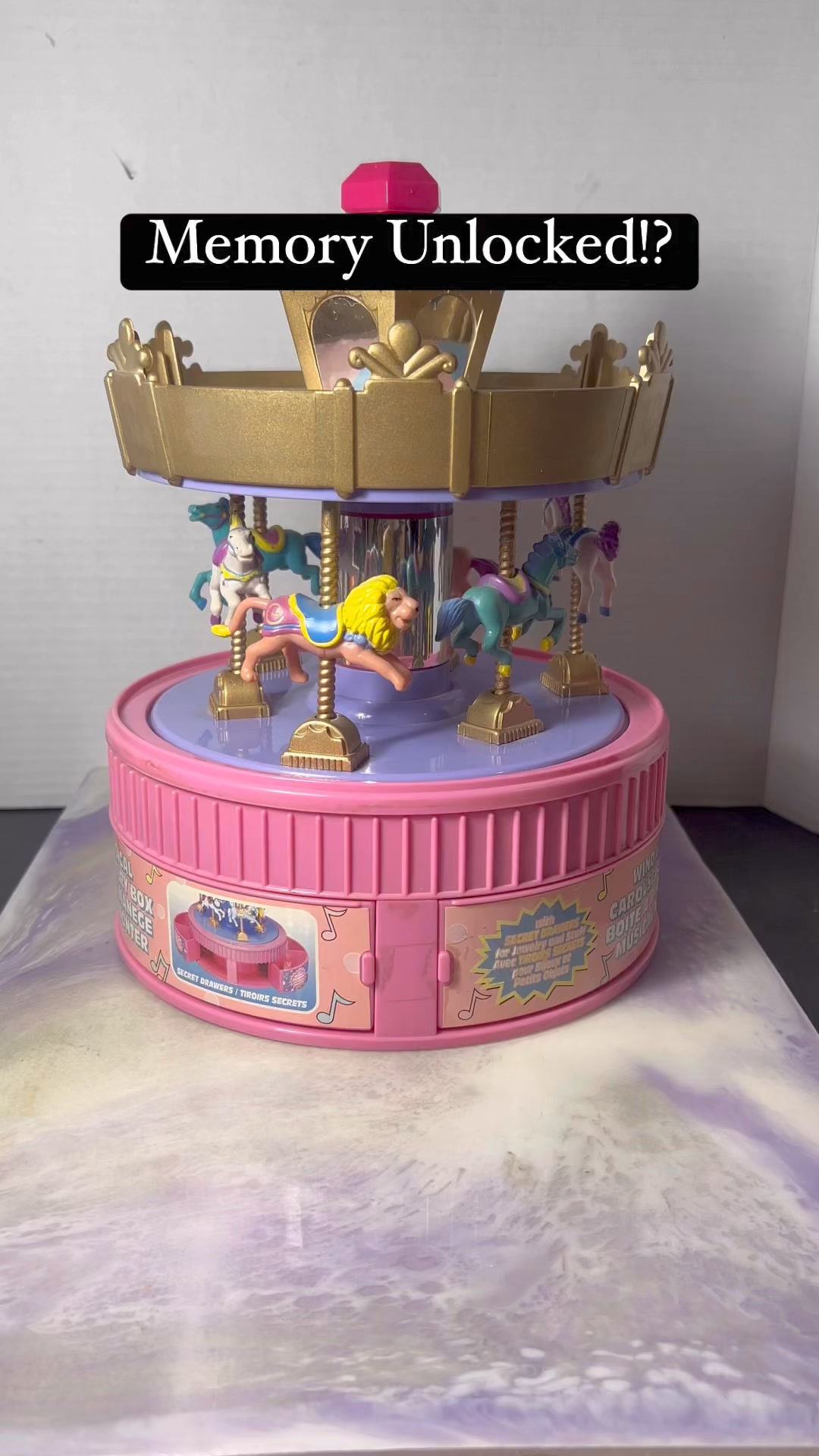 Alright who remembers these wind up carousel music boxes from the