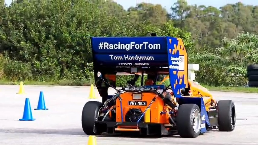 Autonomous racing car with LattePanda Sigma developed by QUT Motorsport ...